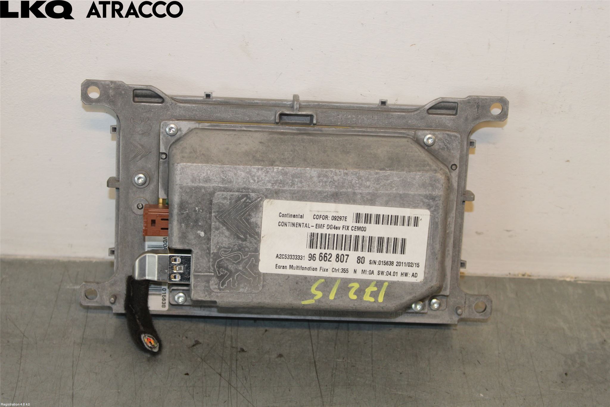 Peugeot 508 11-18 Multifunktionsdisplay