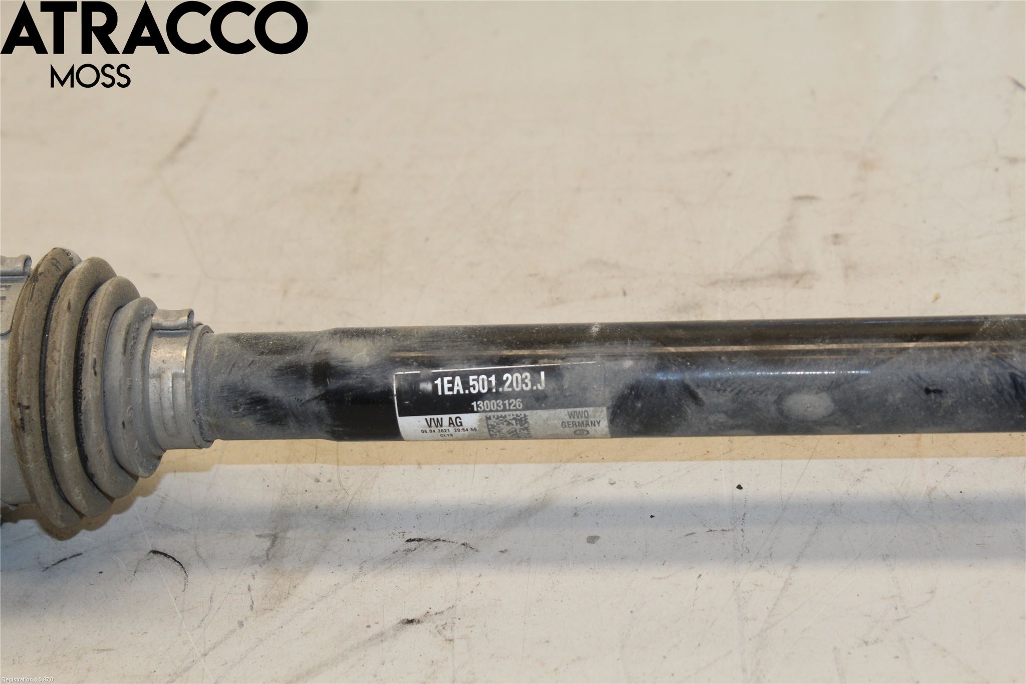 Skoda ENYAQ iV 21- Drivaksel Bak Kompl Venstre