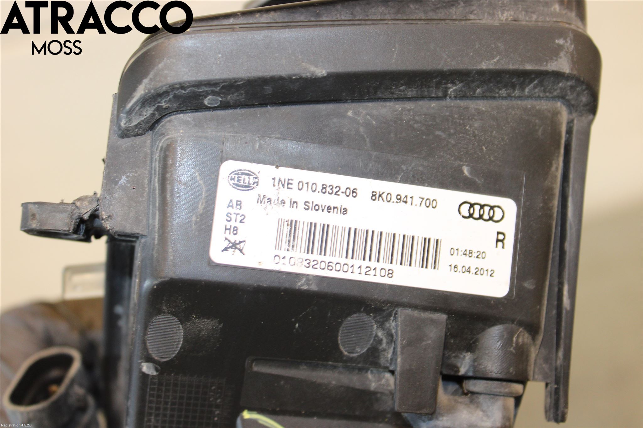 Audi A4/S4 08-11 Frontlykt-Kurve-Tåkelys