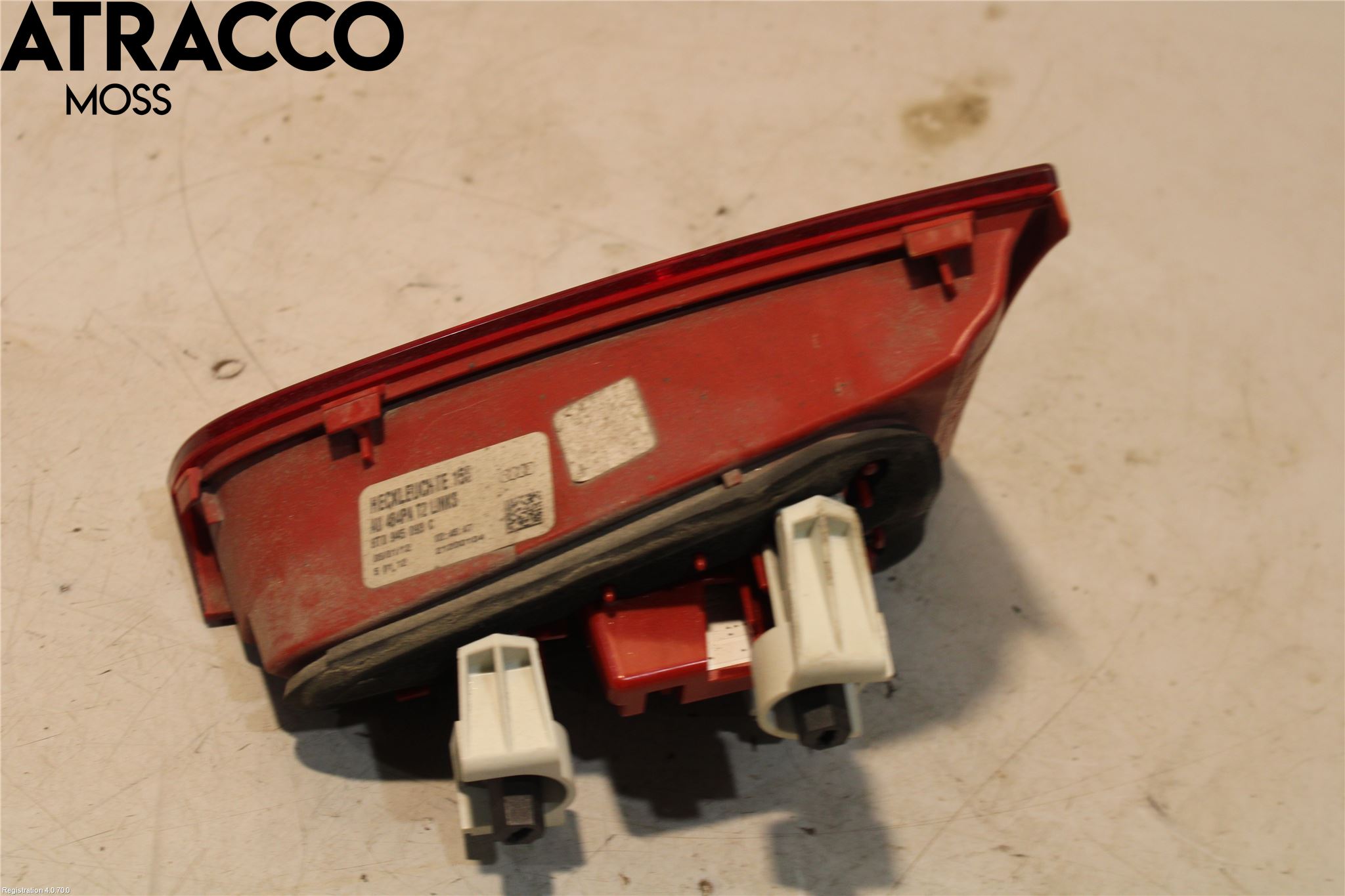 Audi A5 07-16 Baklykt Venstre  På Luke(Indre