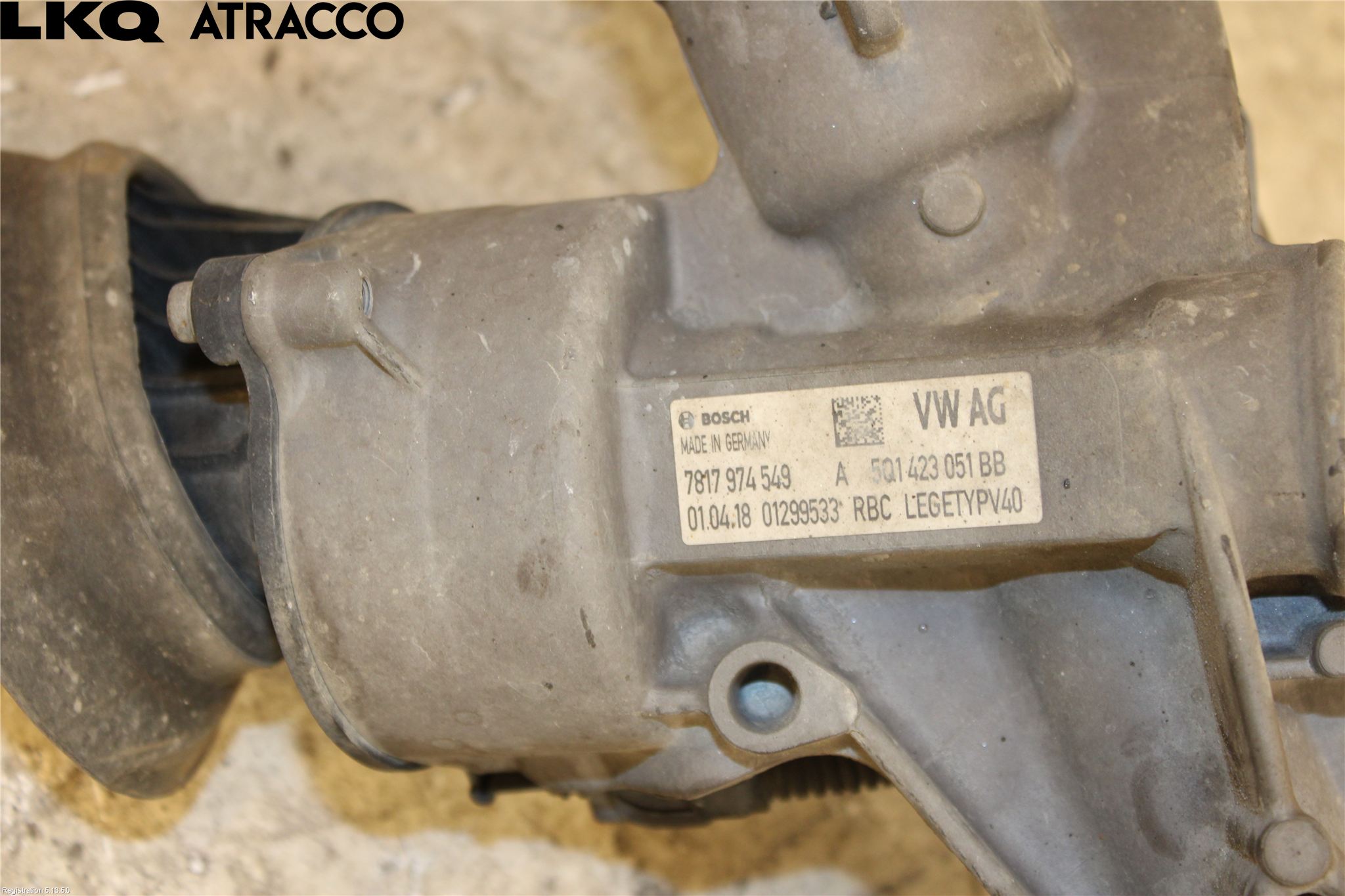 BMW i3 I01 13-22 Servo Snekke - Tannstang