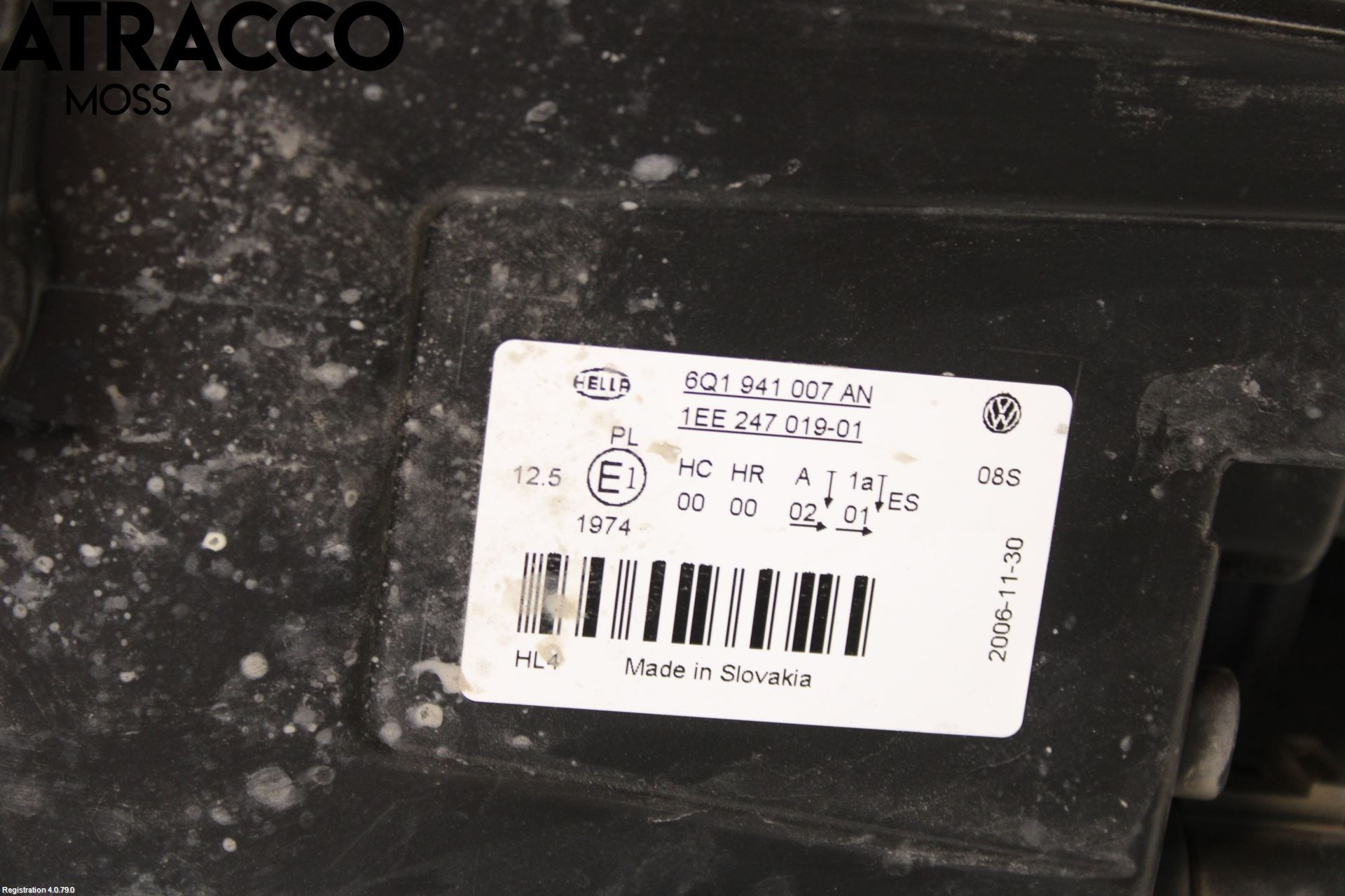 Volkswagen VW POLO 05-09 Frontlykt Venstre