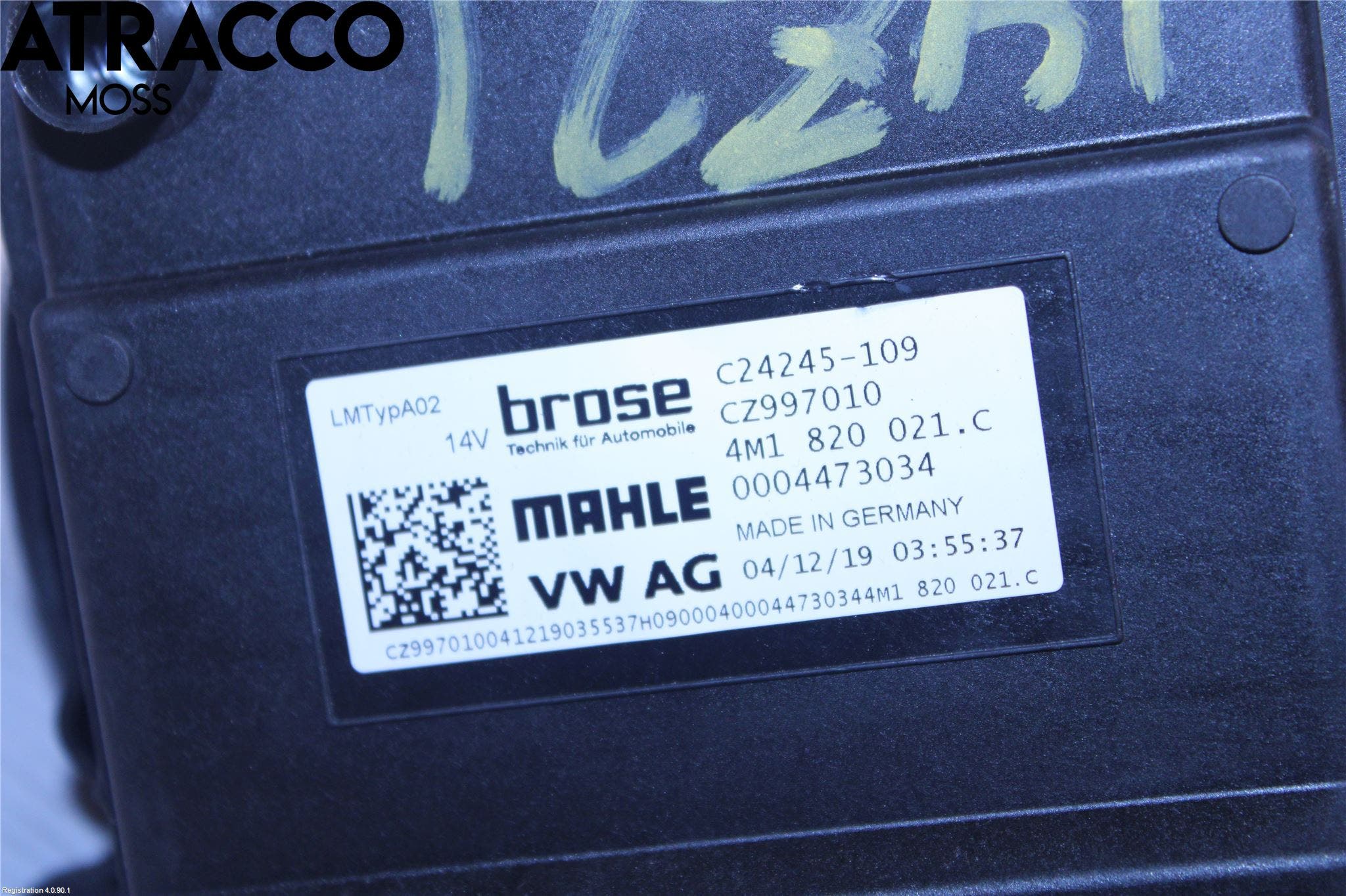 Audi E-TRON, S GE 19- Varmeapparat Viftemotor