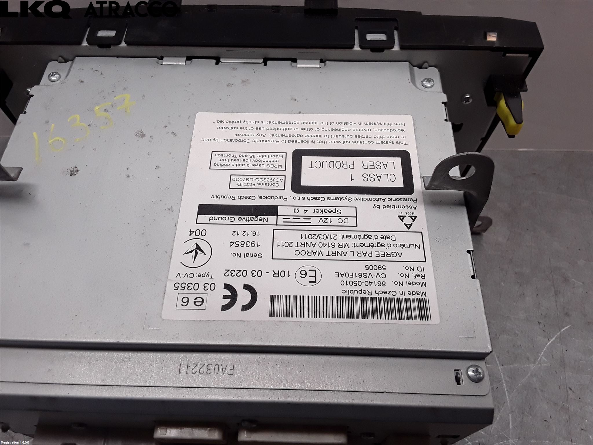 Toyota AVENSIS 09-15 Stereo Radio Øvrig