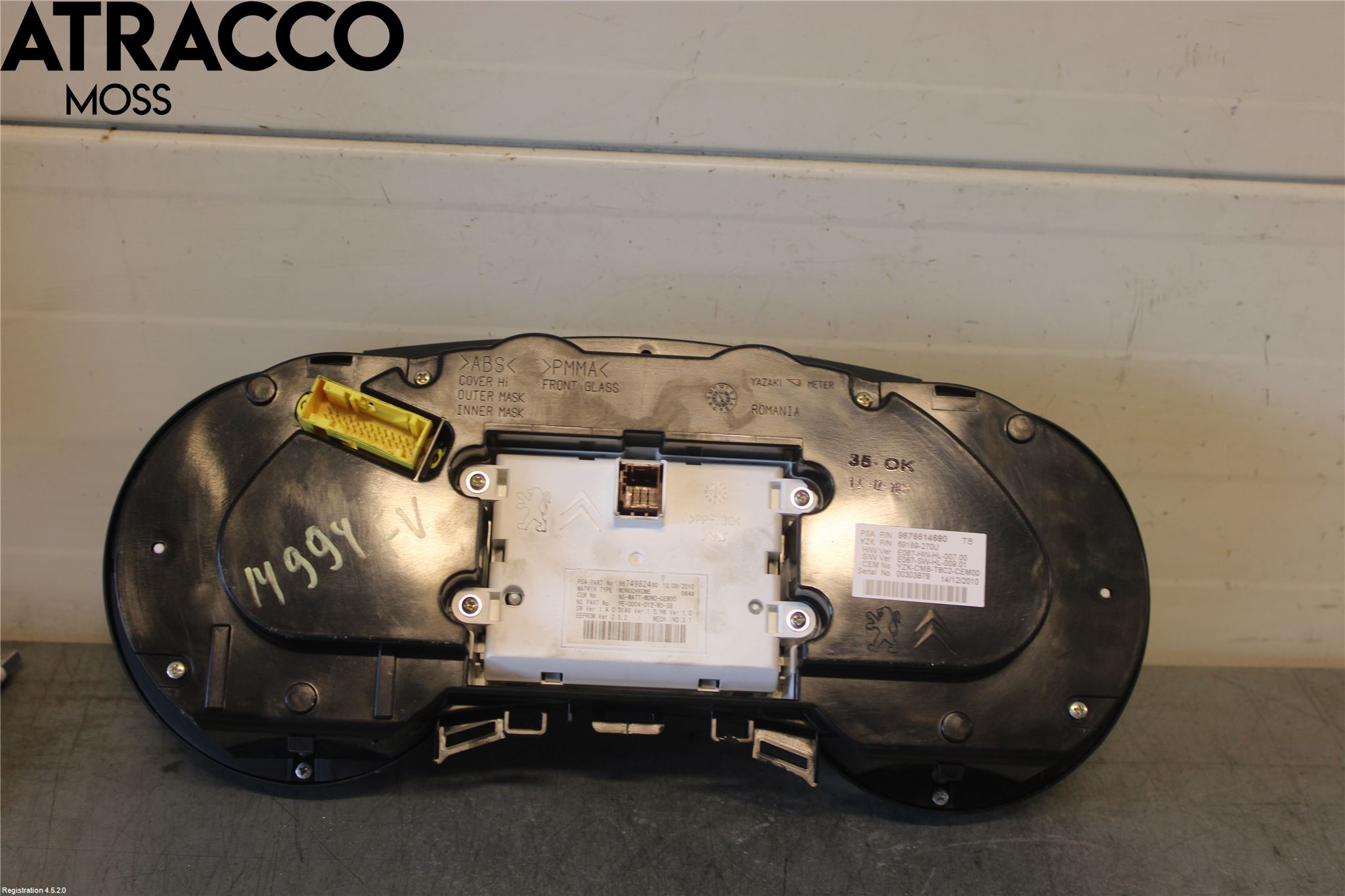 Peugeot 3008 09-16 Instr Kombinert