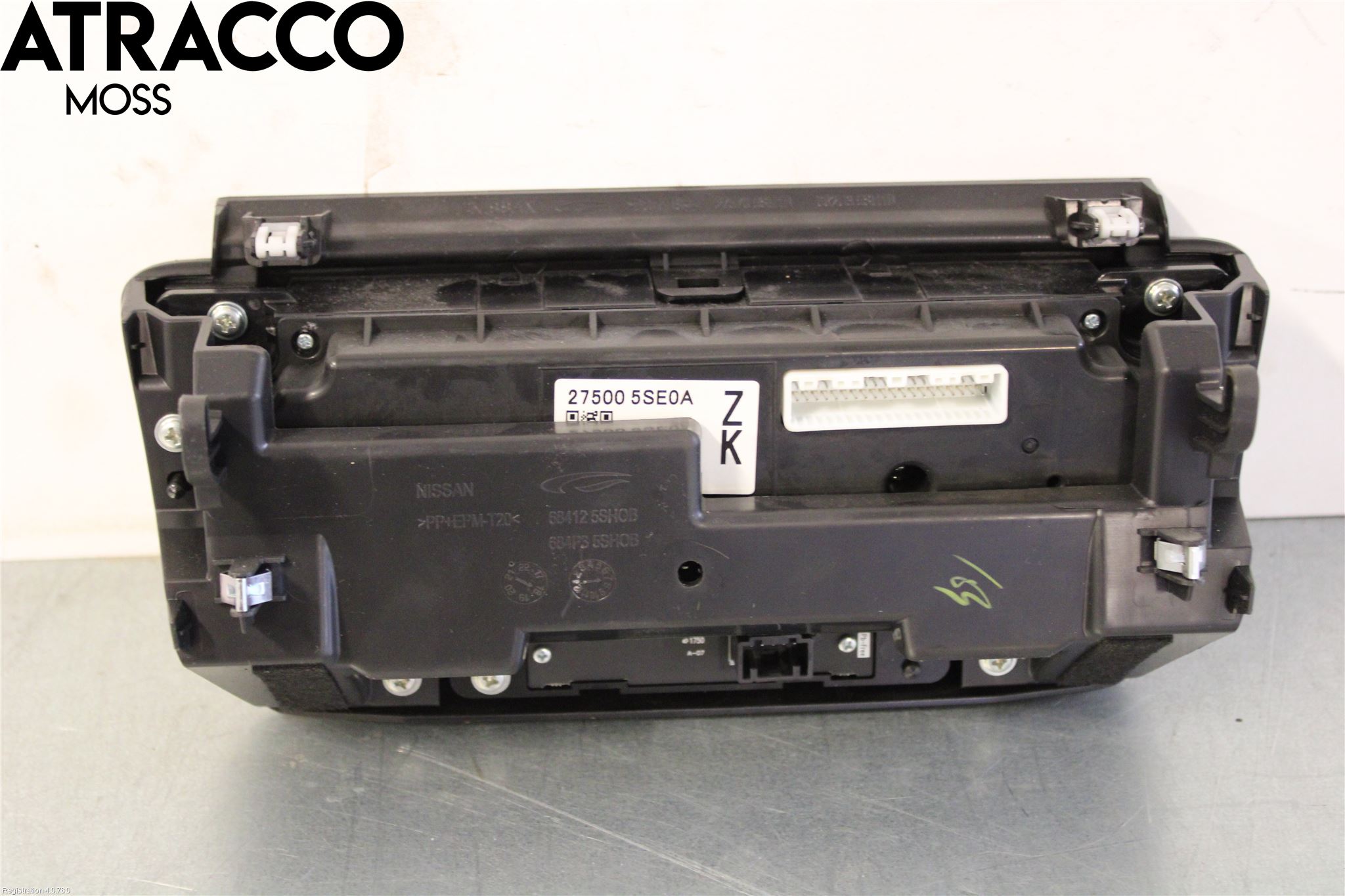 Nissan LEAF 18- Varme Ac Betjening-Display