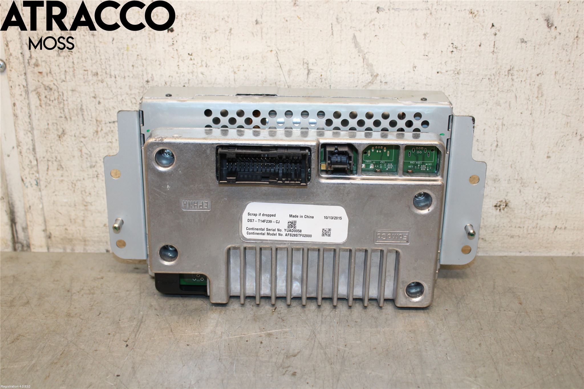 Ford MONDEO 15-22 Instr Skjerm Dvd-Gps-Ac-Tlf