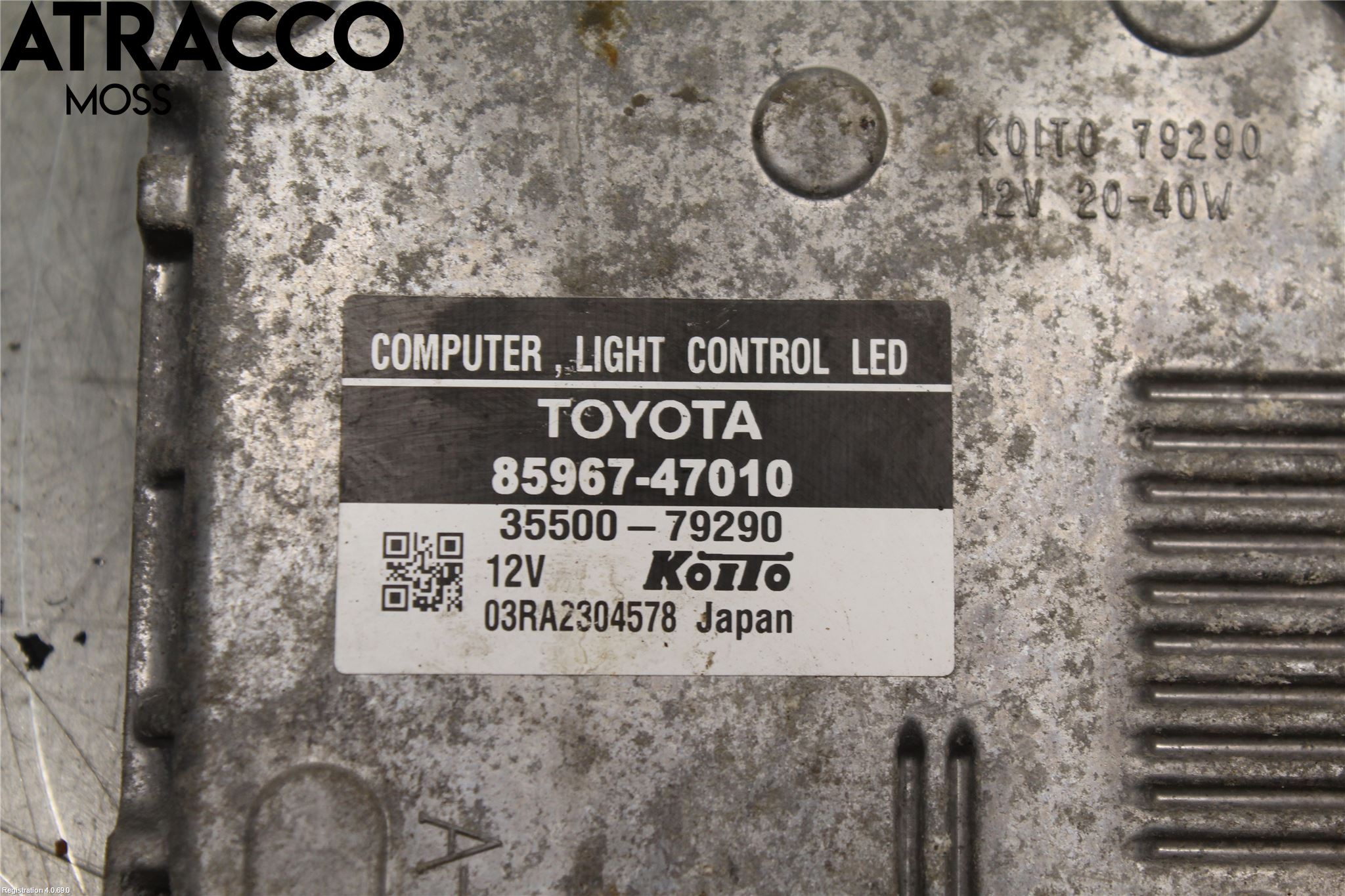 Toyota PRIUS ZVW30 09-20 Styreenhet Xenon