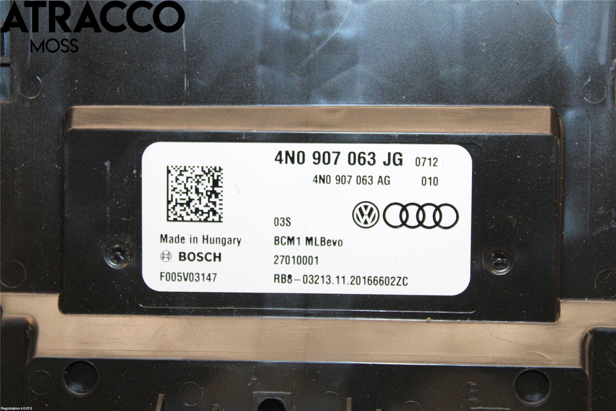 Audi E-TRON, S GE 19- Styreenhet Øvrig