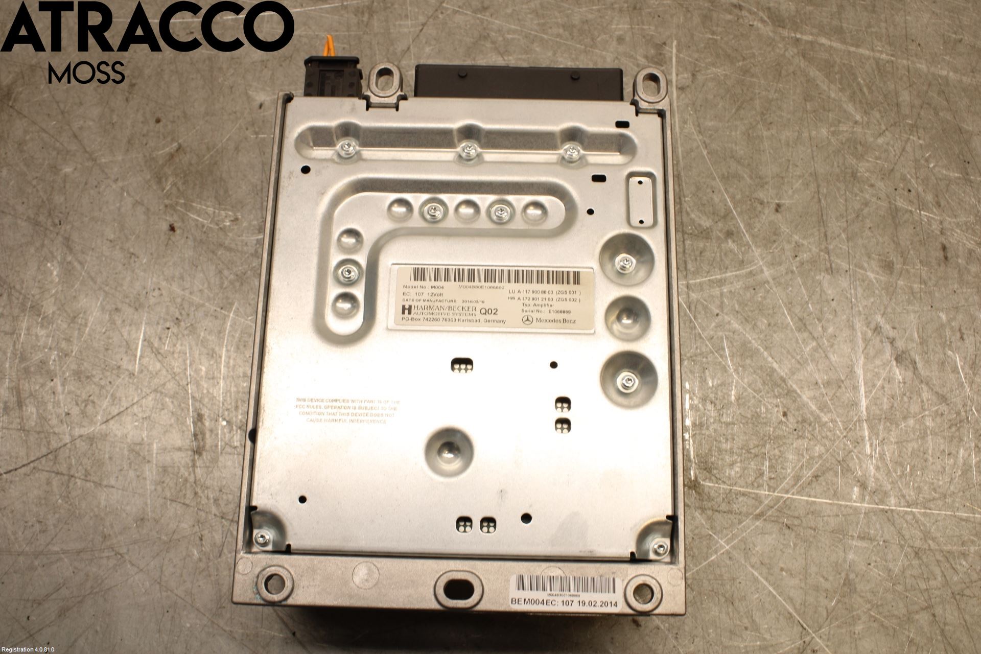Mercedes-Benz MB A-KLASS (W176) 13-18 Stereo Forsterker