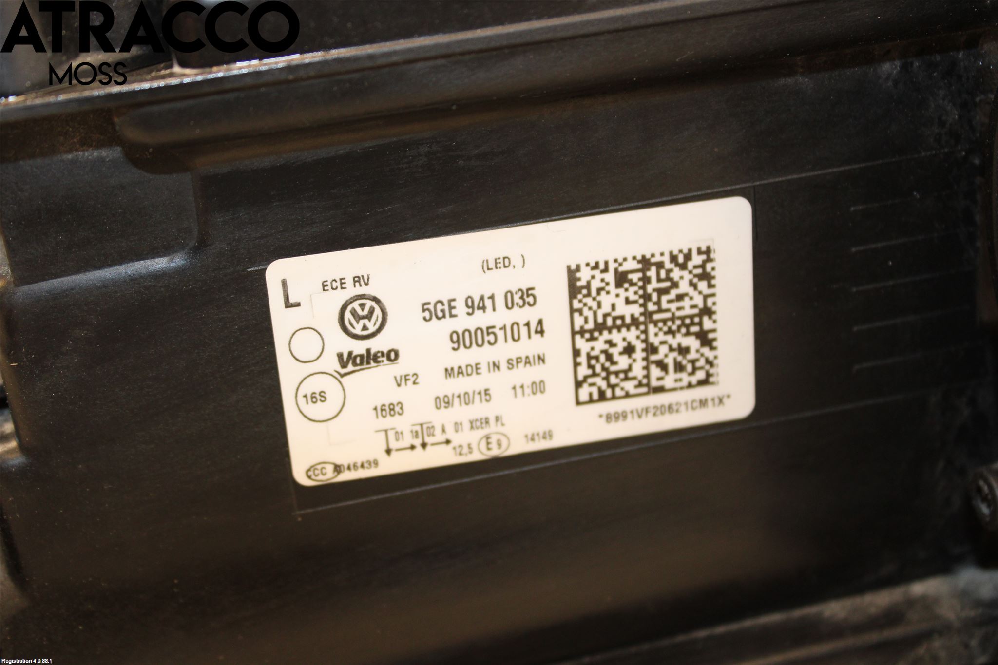 Volkswagen VW GOLF / E-GOLF VII 13-20 Frontlykt Venstre