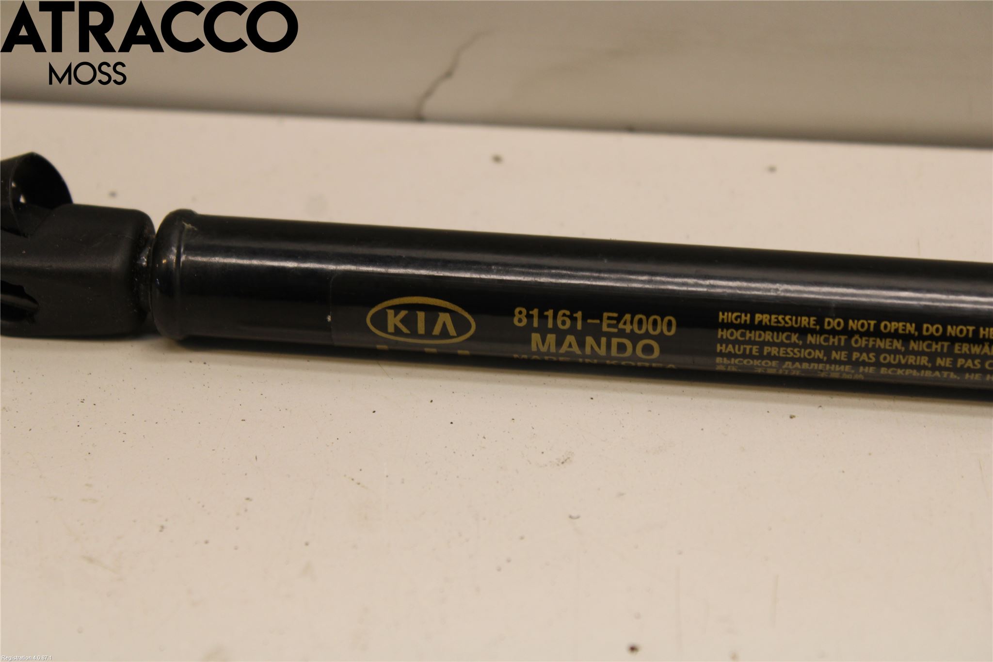 Kia SOUL 09- Panser Demper-Gassfjær