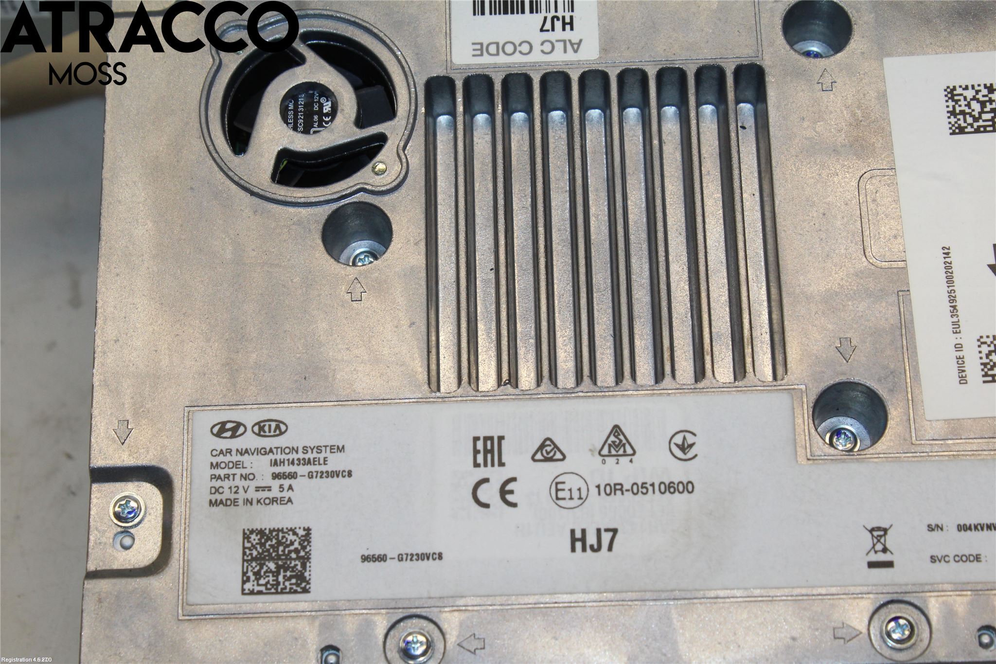 Hyundai IONIQ AE 17-22 Multifunktionsdisplay