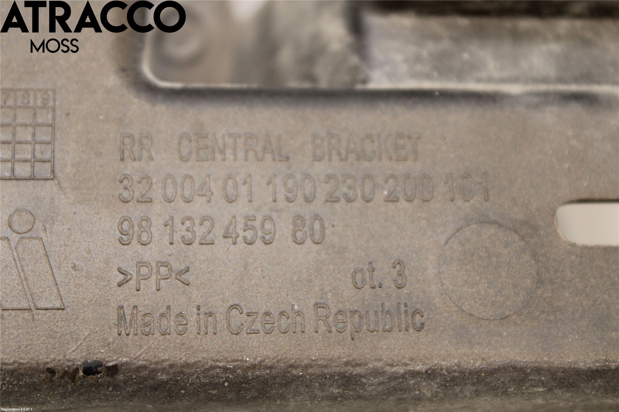 Citroen C3 AIRCROSS 18-23 Støtfanger Bak Midt Del