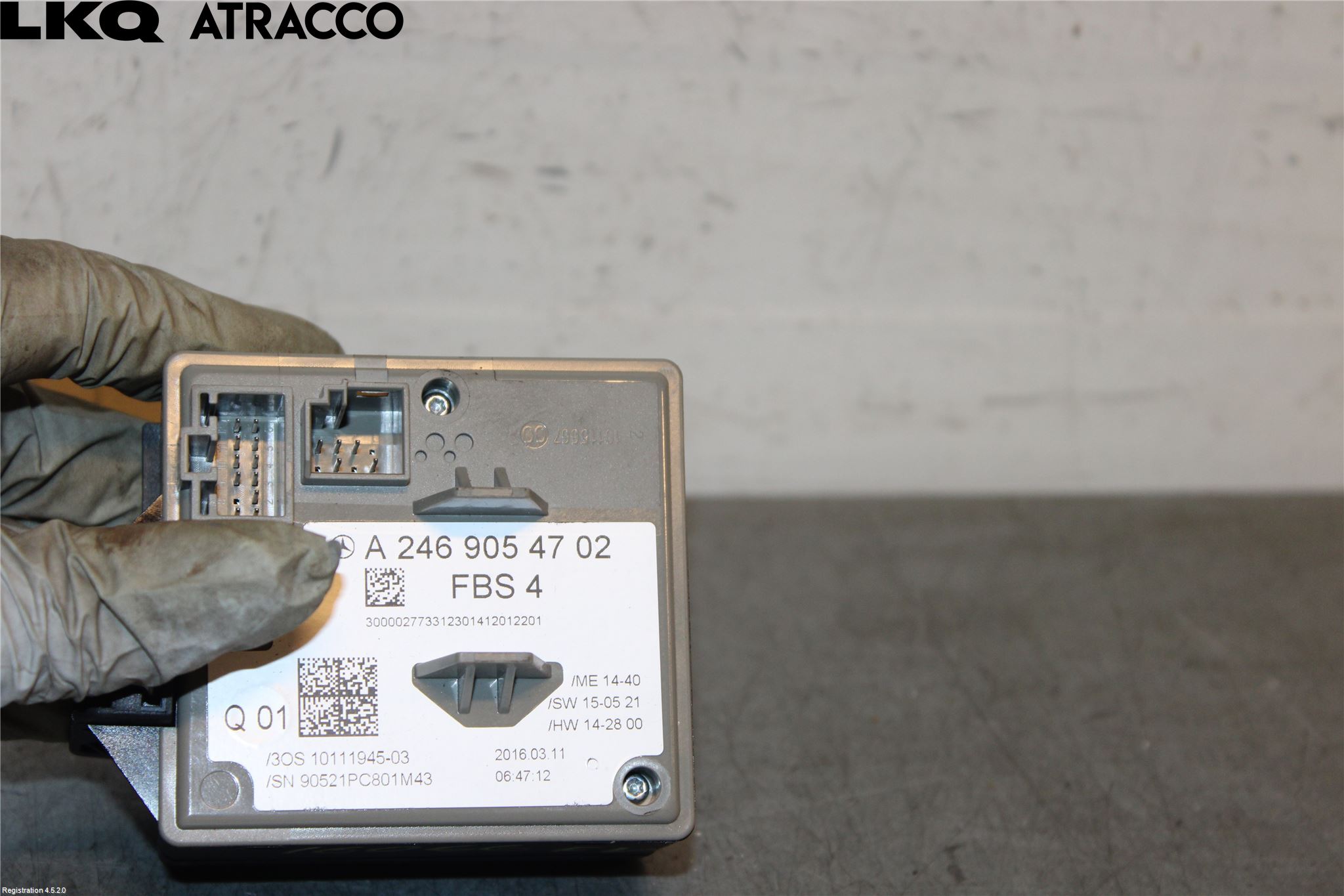 Mercedes-Benz MB B-KLASS (W246/W242) 12-19 Startknapp Personbil