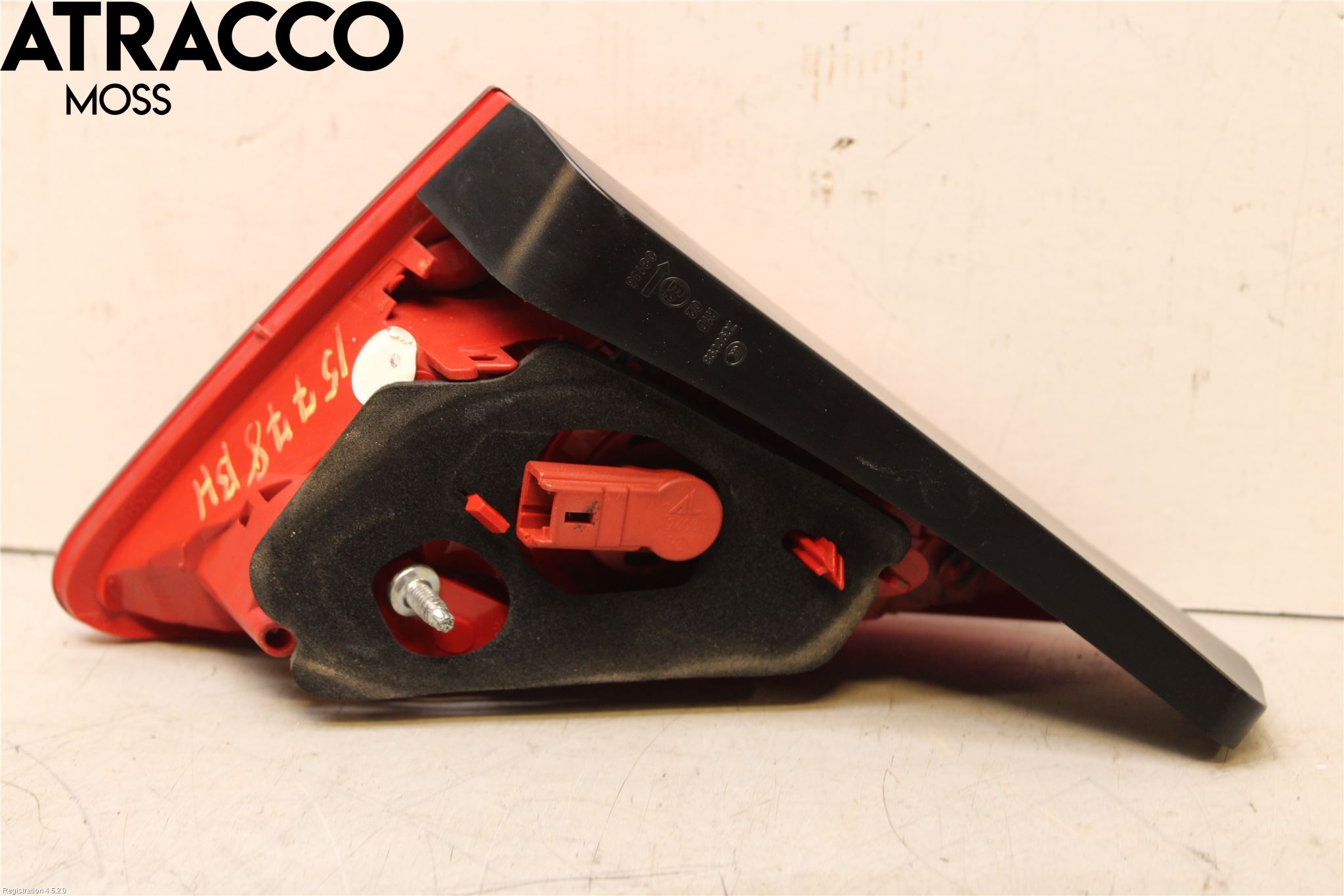 Peugeot 3008 09-16 Baklykt Høyre  På Luke(Indre)