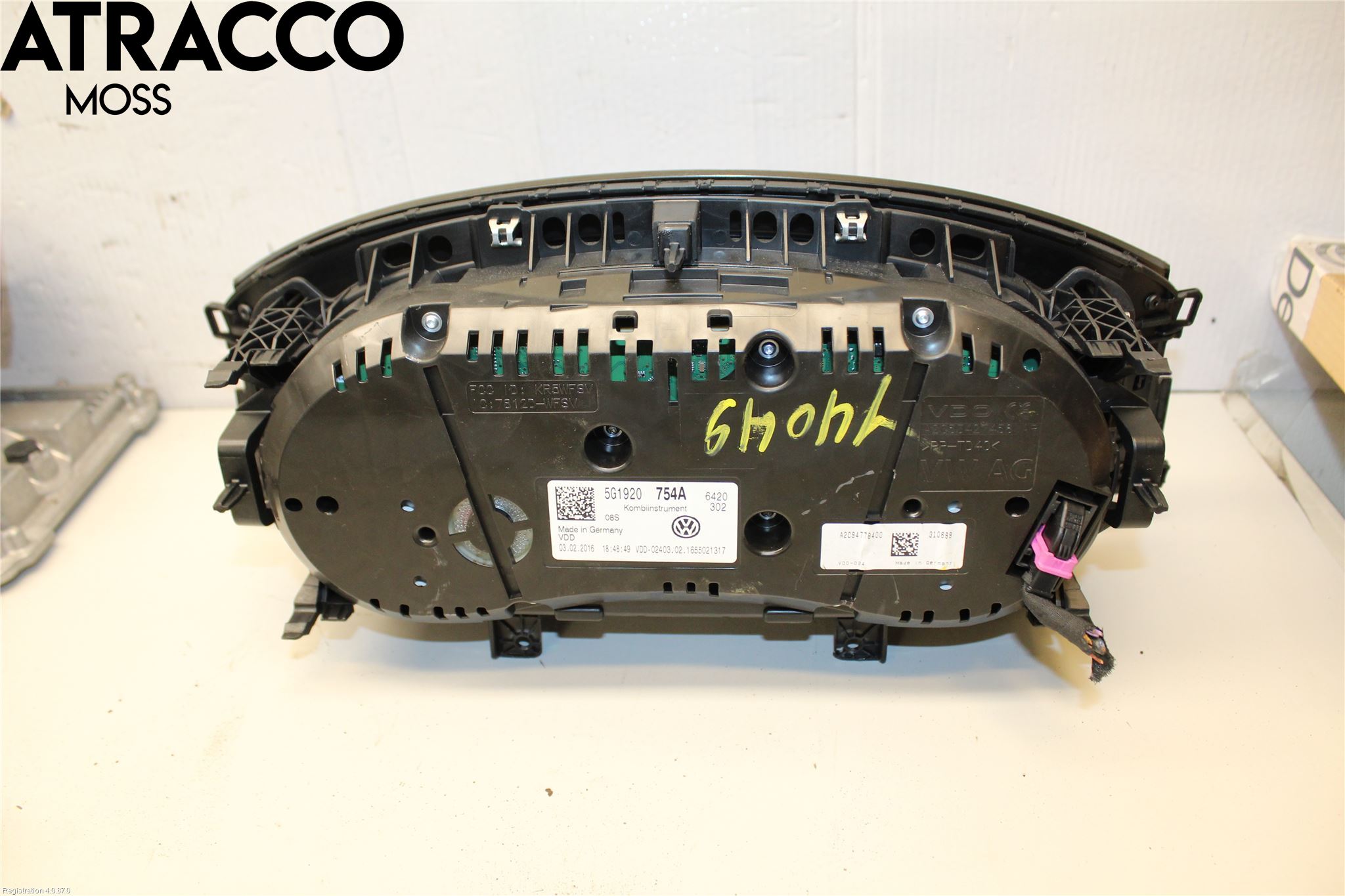 Volkswagen VW GOLF / E-GOLF VII 13-20 Instr Kombinert