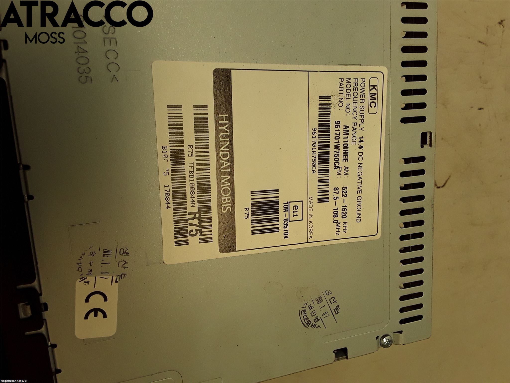 Kia RIO 12-16 Stereo Radio