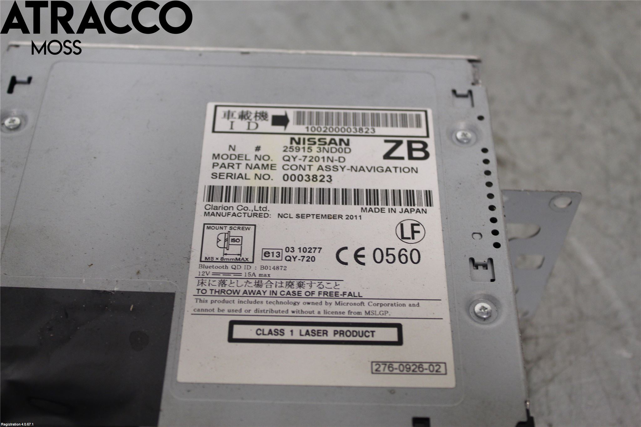 Nissan LEAF 11-17 Stereo Radio Med Cd