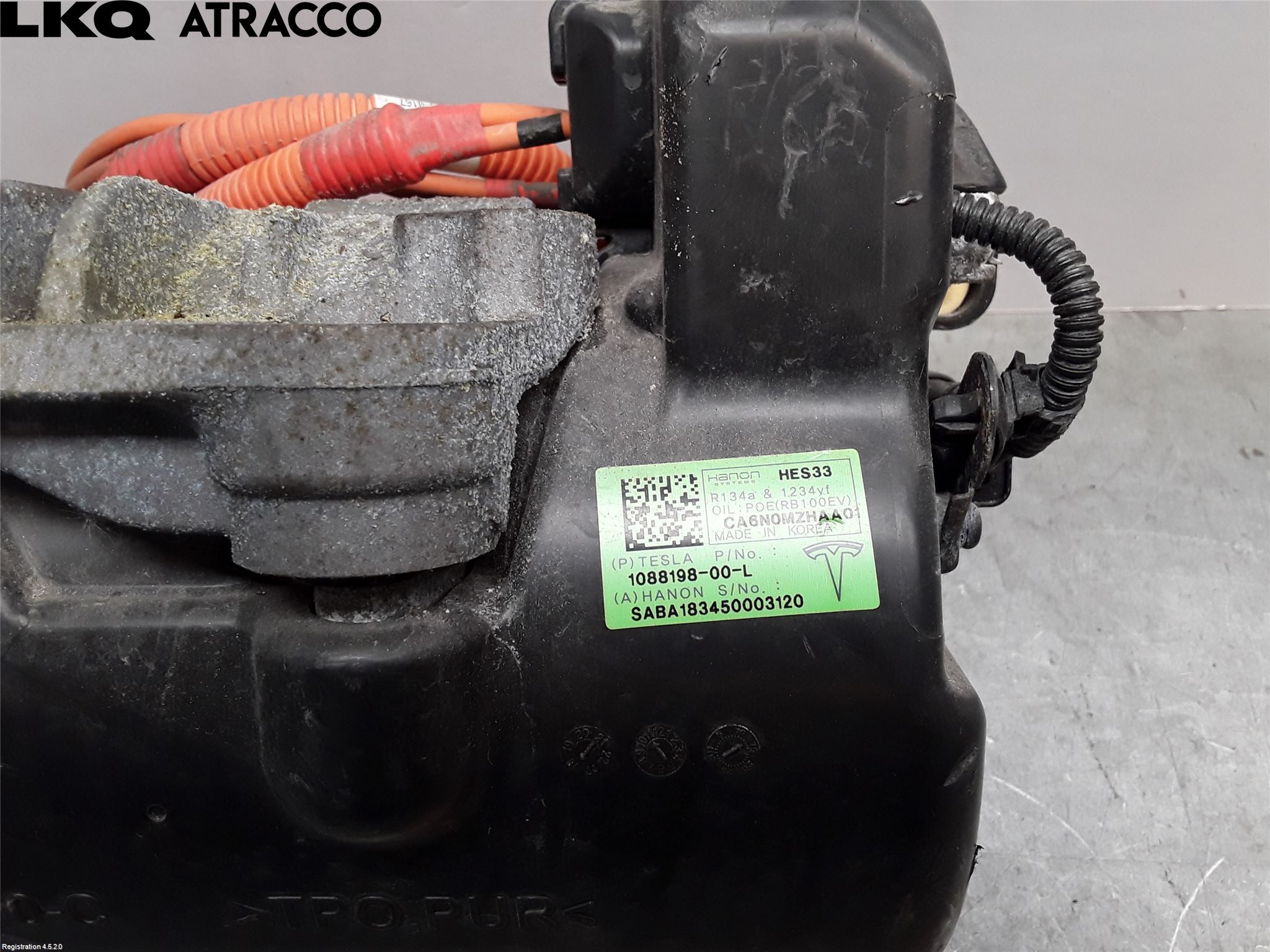 Tesla MODEL 3 17- Varme Ac Kompressor