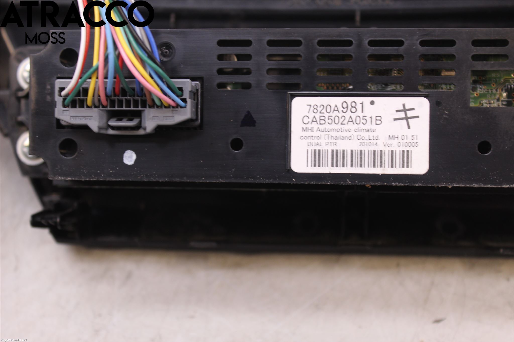 Mitsubishi ECLIPS CROSS Varme Ac Betjening-Display