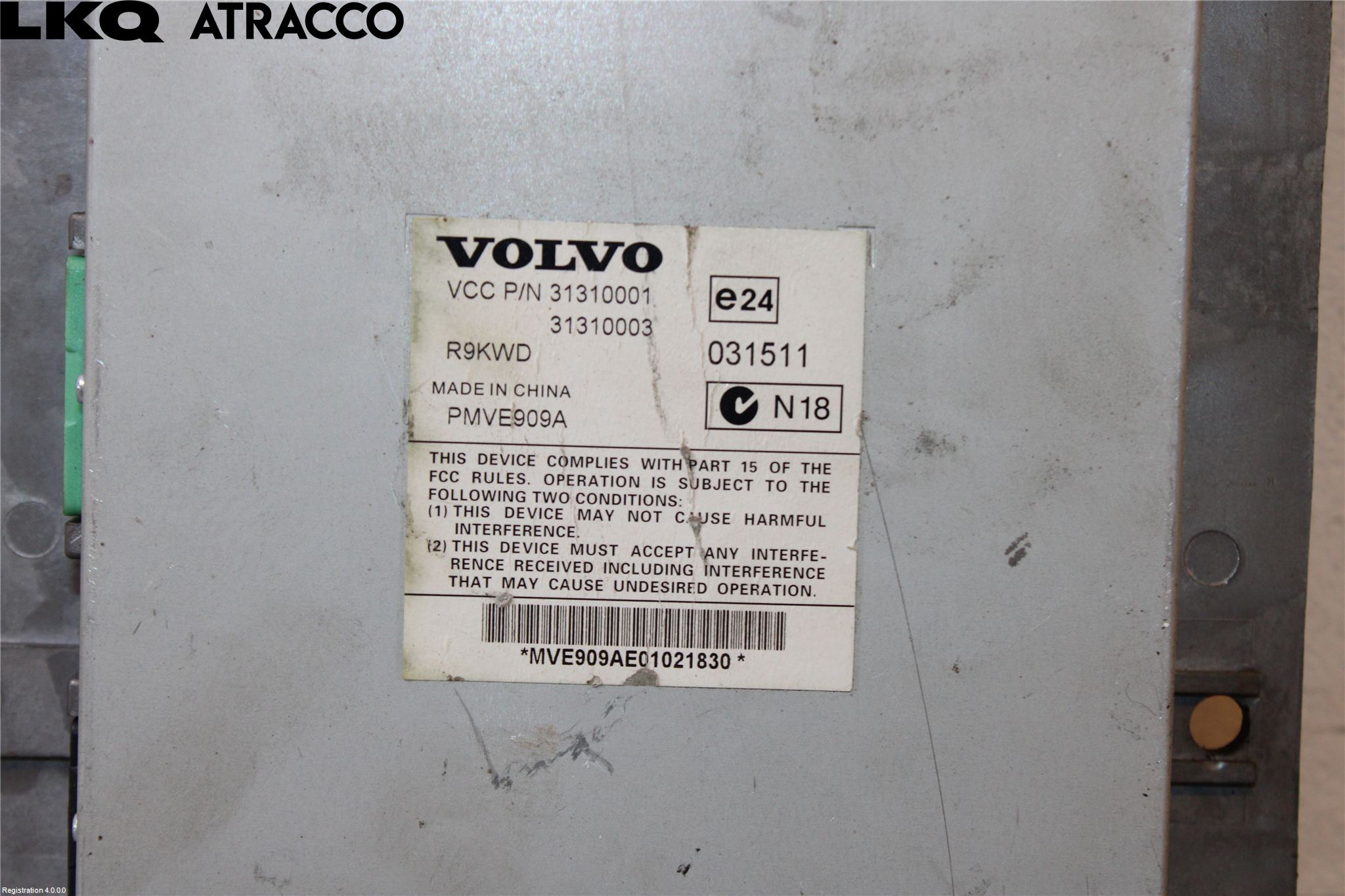 Volvo V50 08-12 Stereo Forsterker