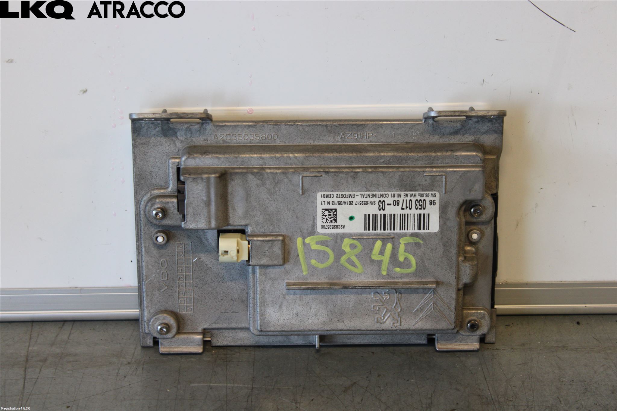 Peugeot 2008 13-20 Multifunktionsdisplay