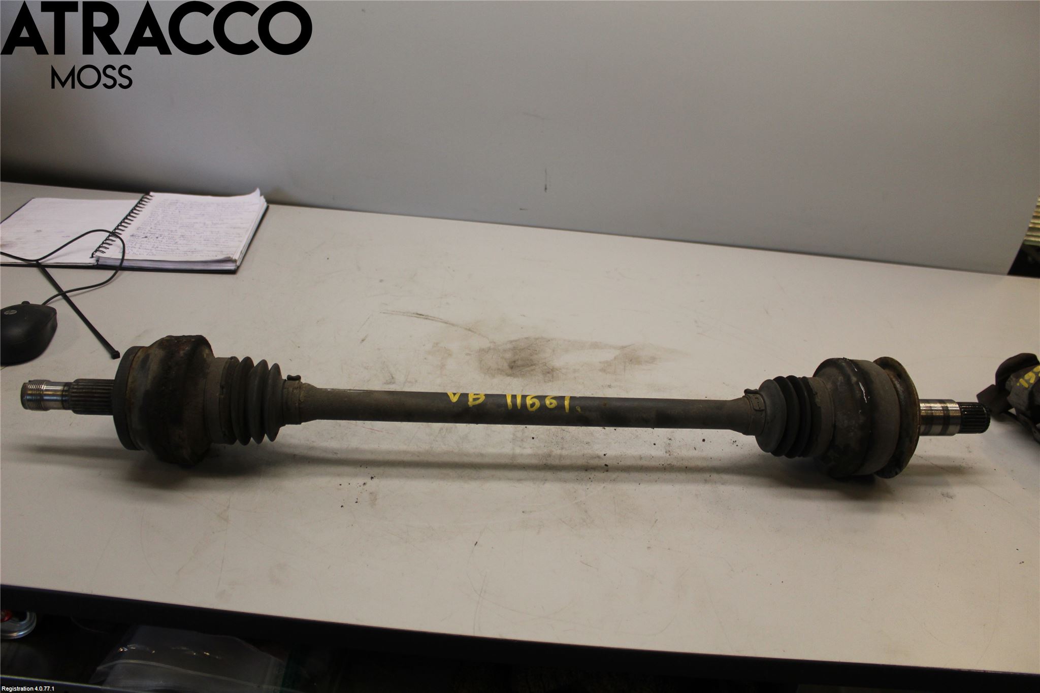 Mercedes-Benz MB E-KLASS (W212) 09-16 Drivaksel Bak Kompl Venstre