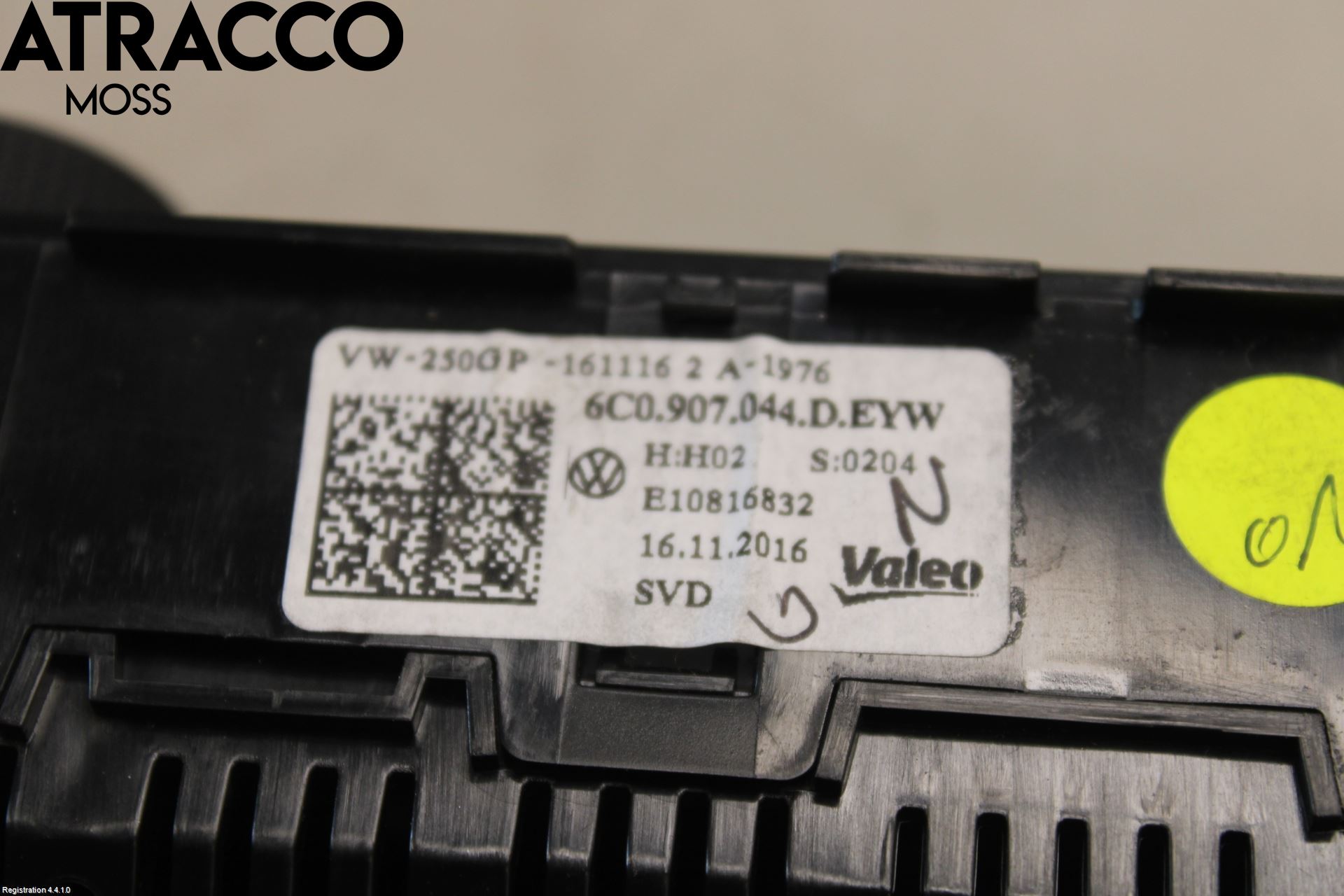 Volkswagen VW POLO 10-17 Varme Ac Betjening-Display