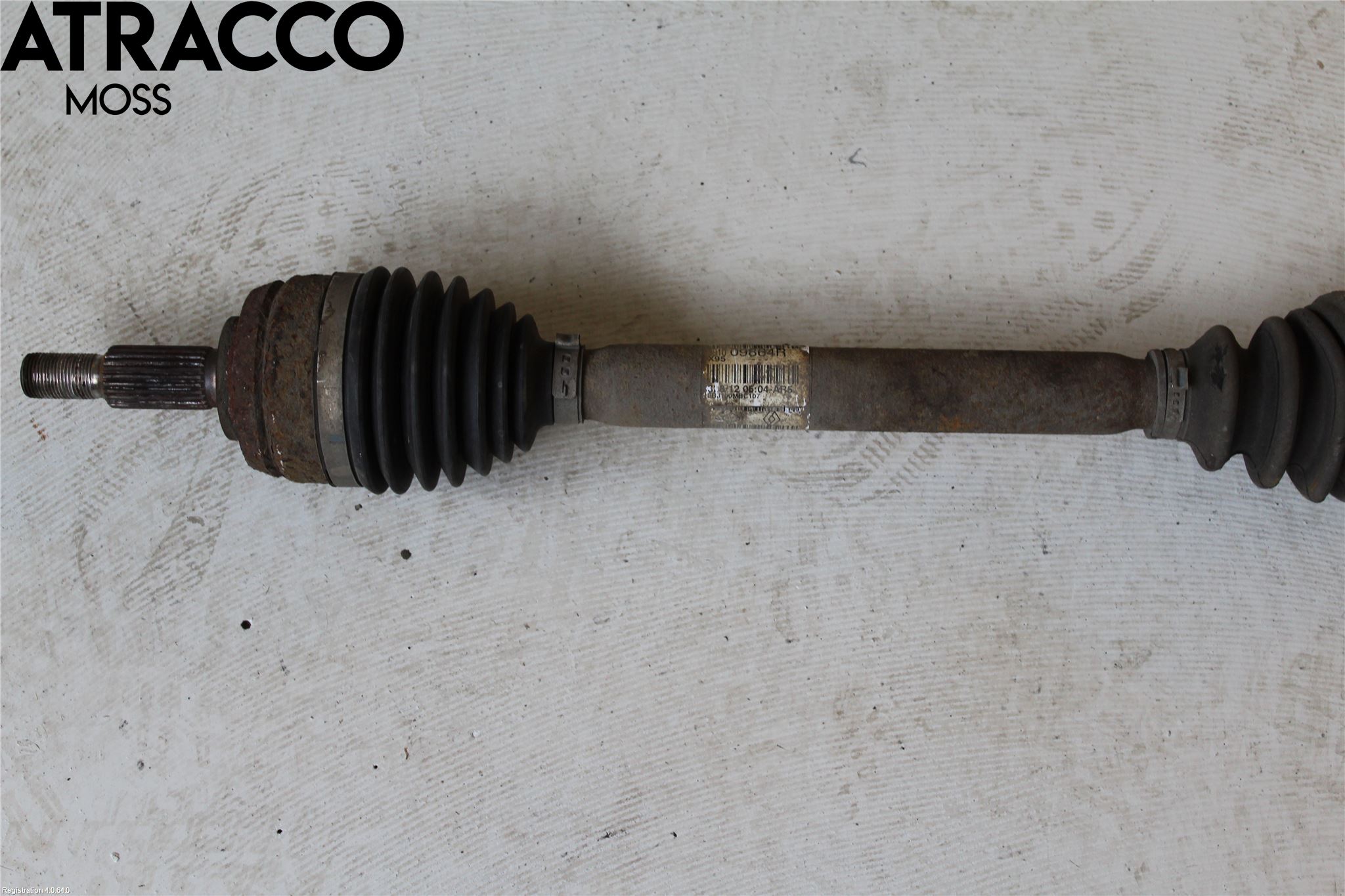 Renault SCÉNIC III / GRAND SCÉNIC 09-16 Drivaksel Foran Kompl Høyre