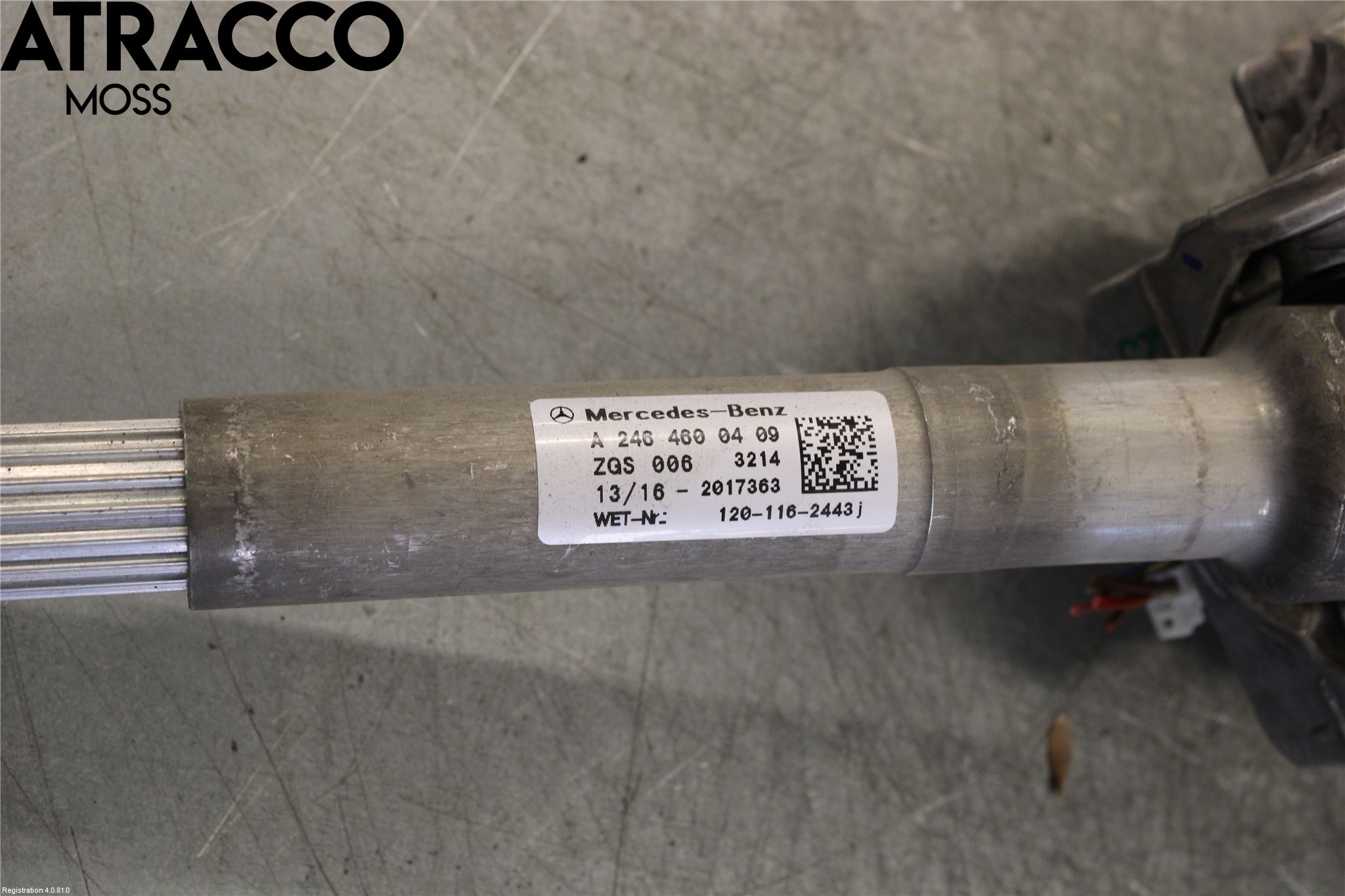 Mercedes-Benz MB B-KLASS (W246/W242) 12-19 Rattaksel