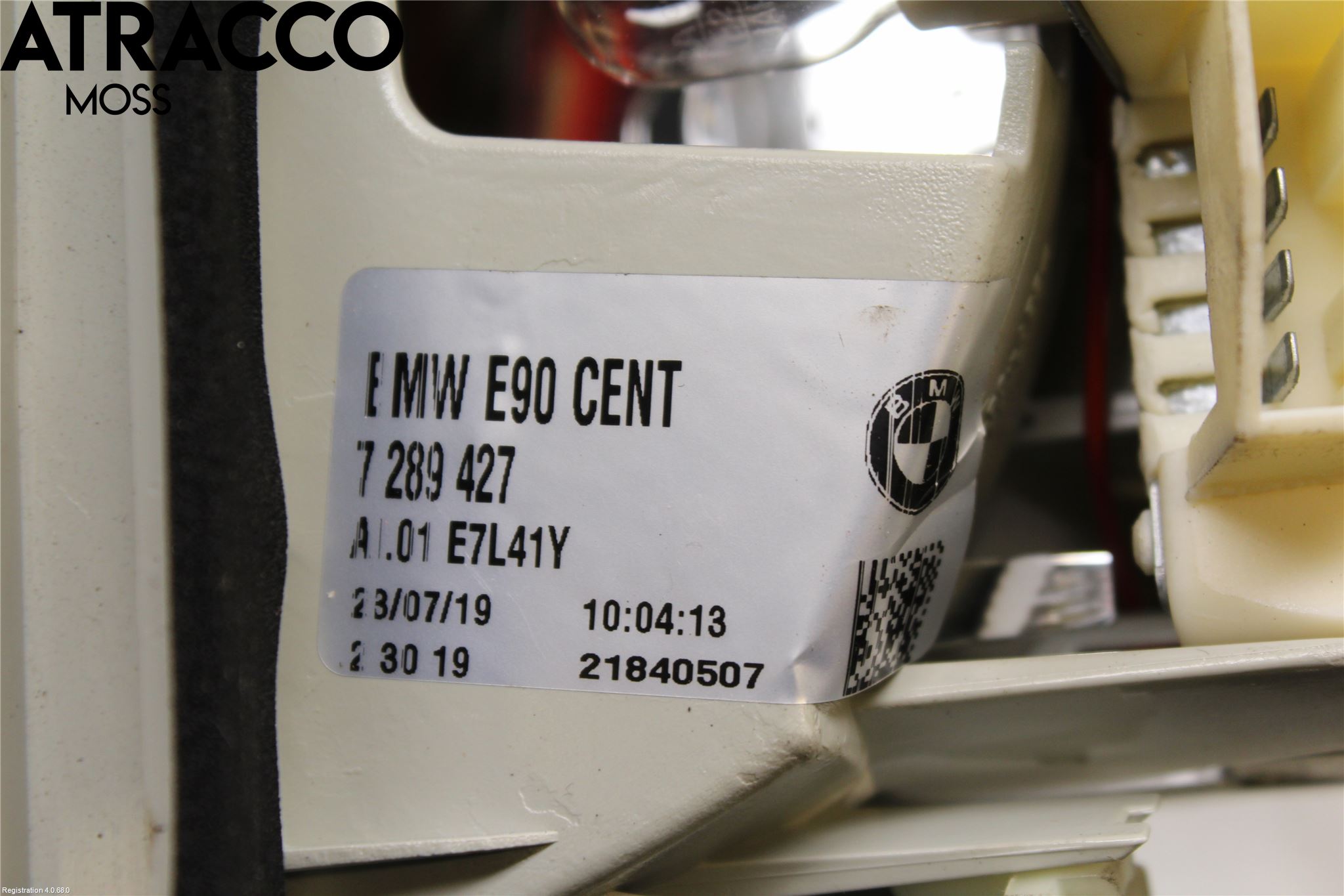 BMW 3 E90/91 SED/TOU 05-12 Baklykt Venstre  På Luke(Indre