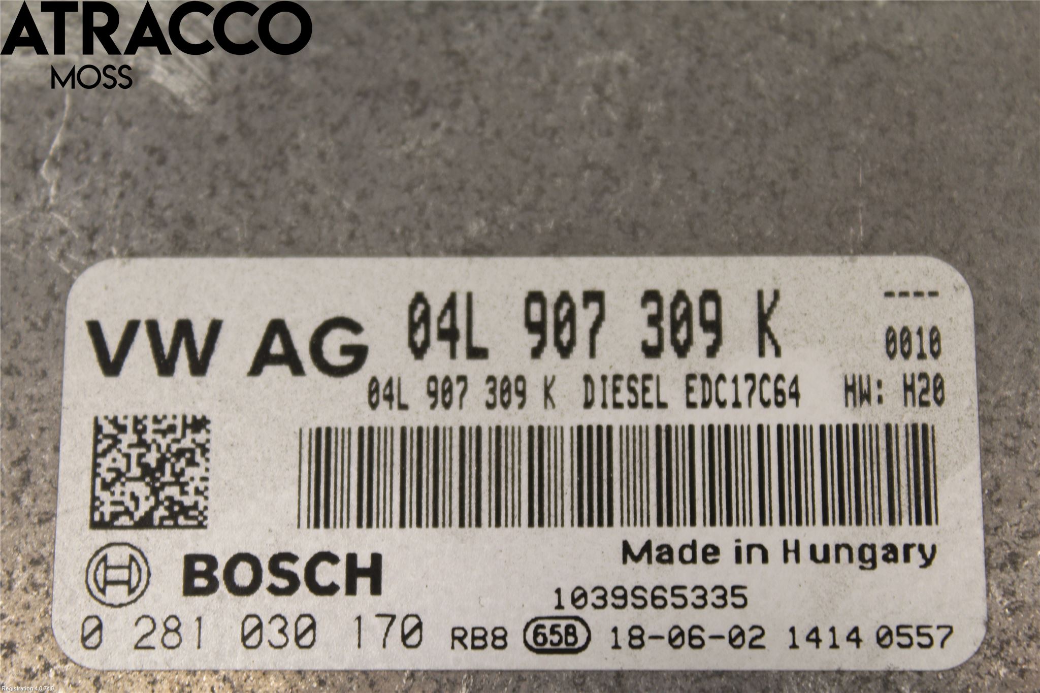 Volkswagen VW CADDY 16-20 Styreenhet Innsprøytning