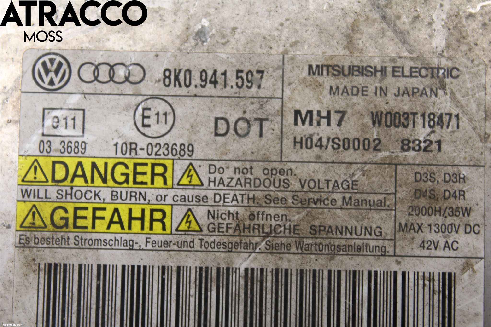 Audi A3/S3 05-13 Styreenhet Xenon