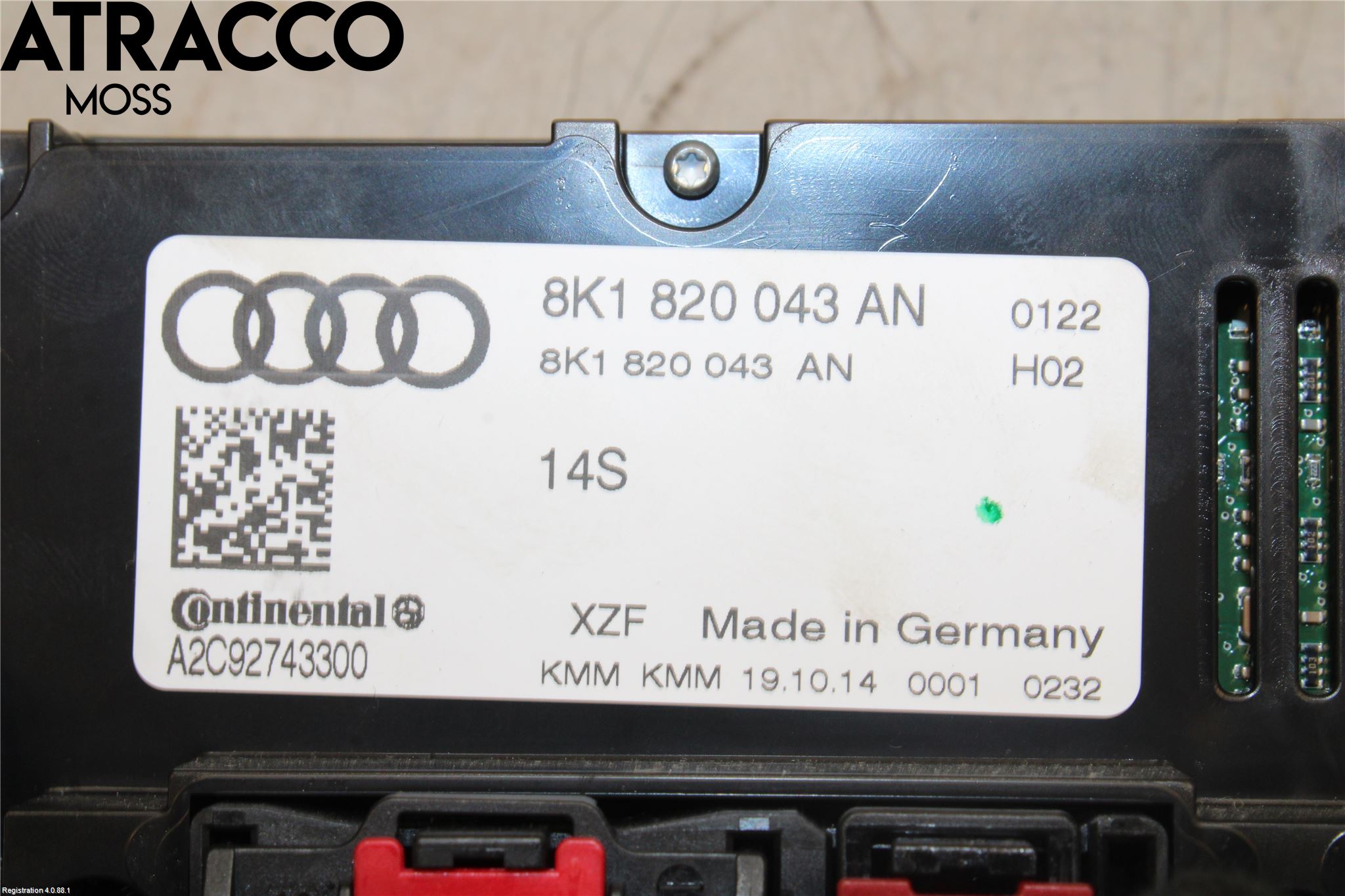 Audi A4/S4 08-11 Varme Ac Betjening-Display