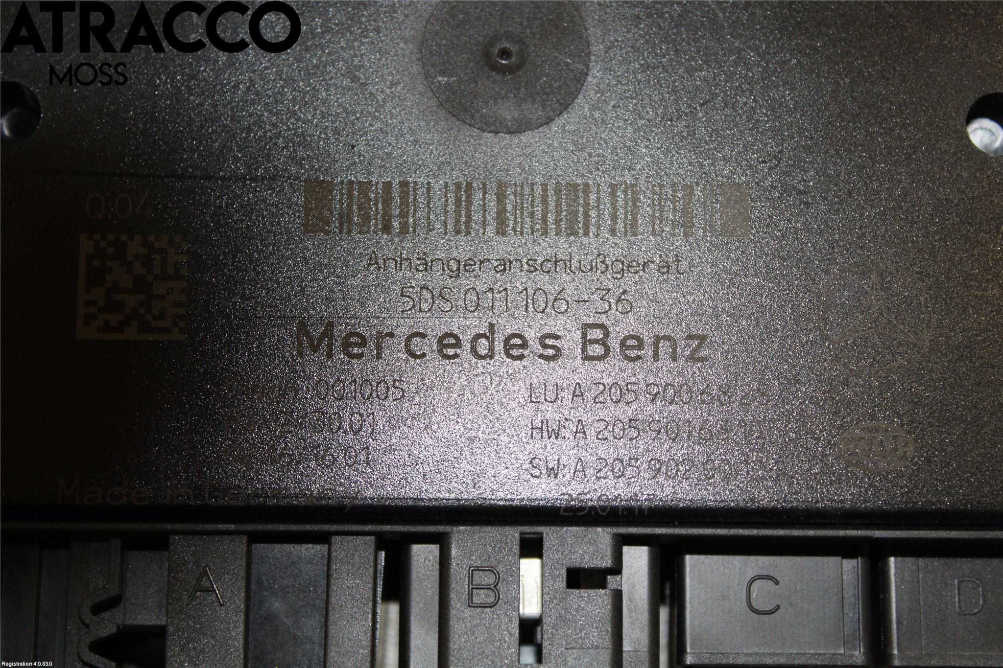 Mercedes-Benz MB C-KLASS (W205) 14-21 Styreenhet Tilhengerfeste