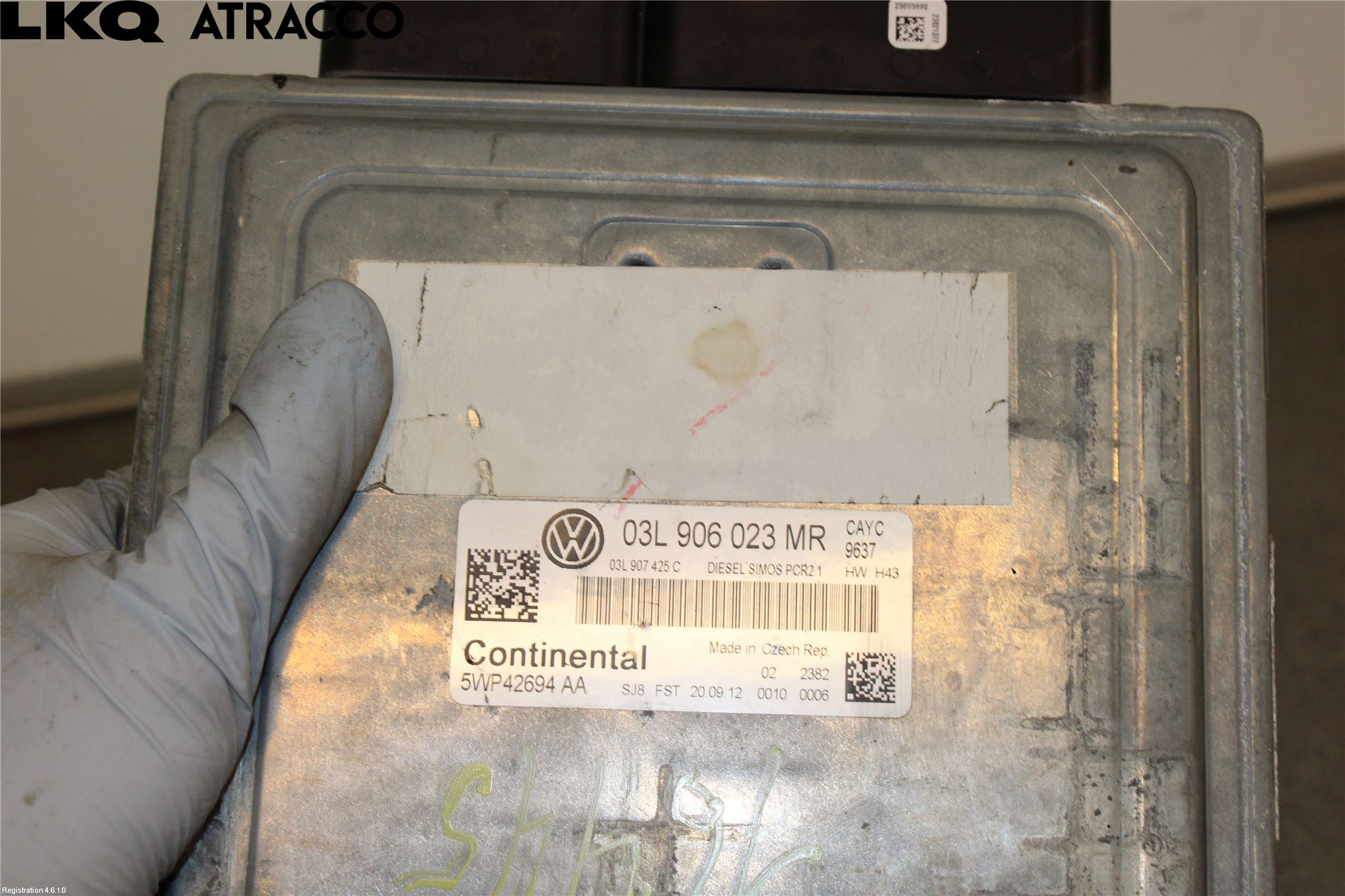 Volkswagen VW GOLF VI 09-13 Styreenhet Innsprøytning