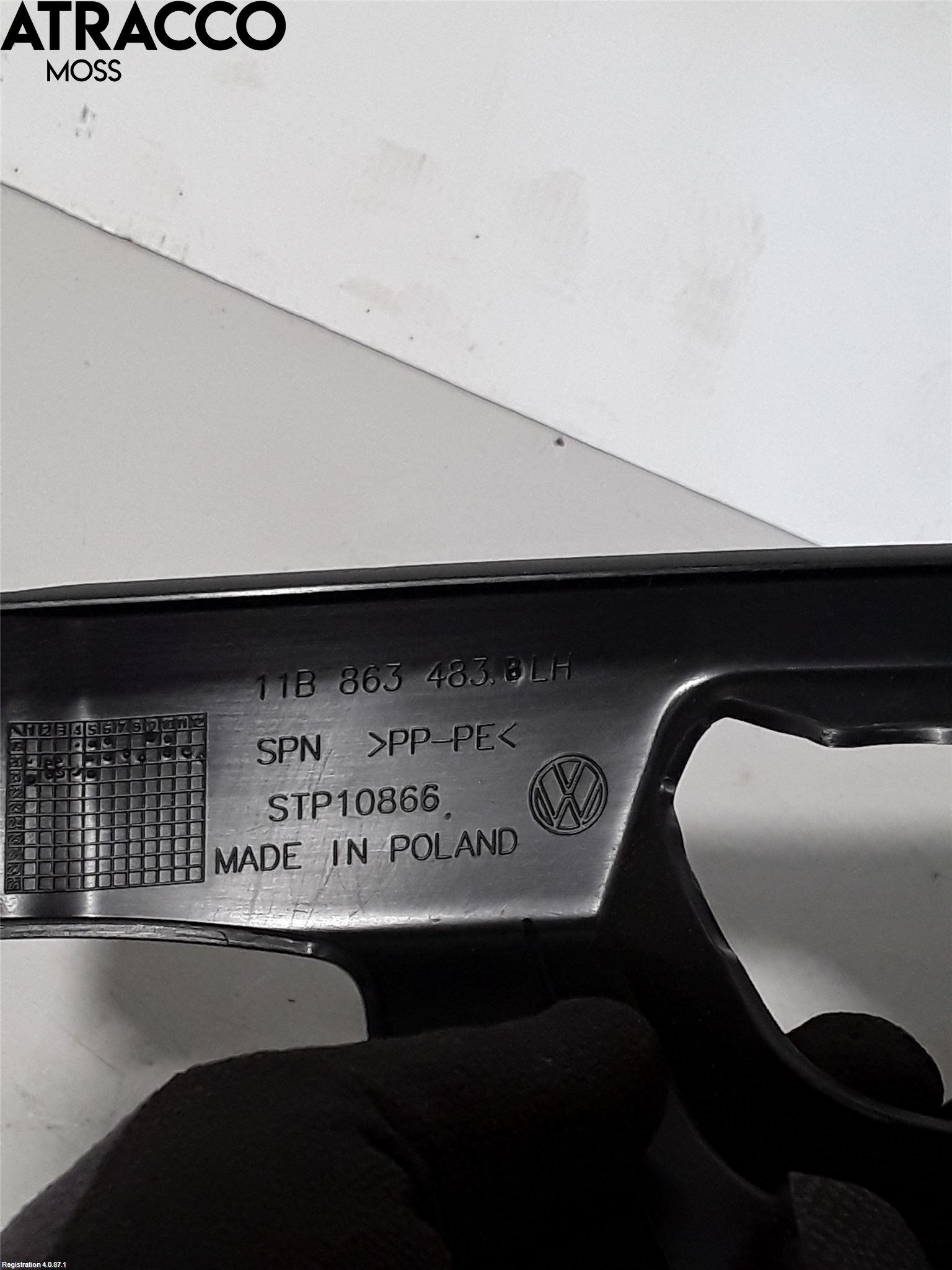 Volkswagen VW ID.4 21- Innr Deksel A-B-C Stolpe