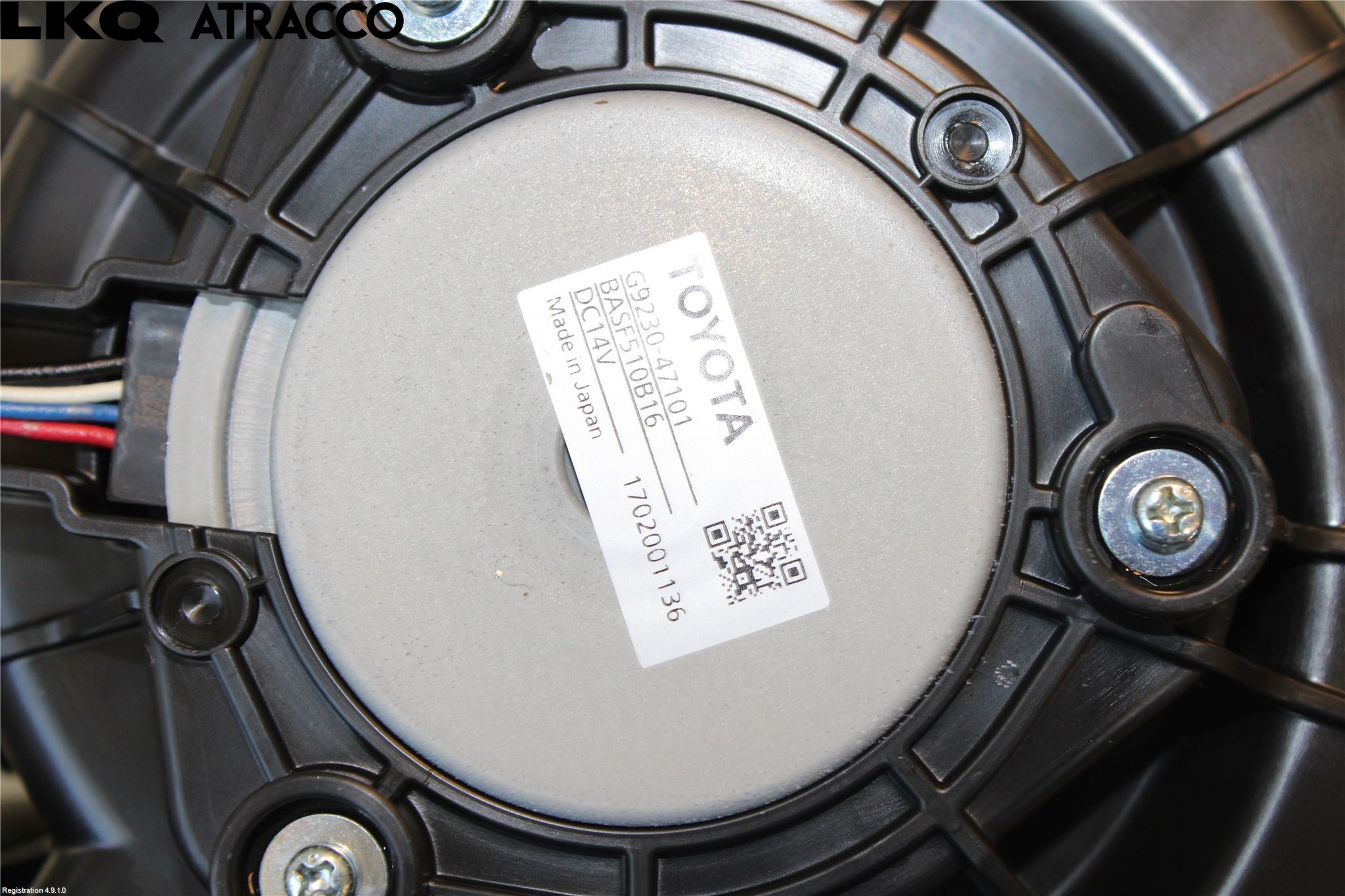 Toyota PRIUS (ZVW50) 16-21 Varmeapparat Viftemotor