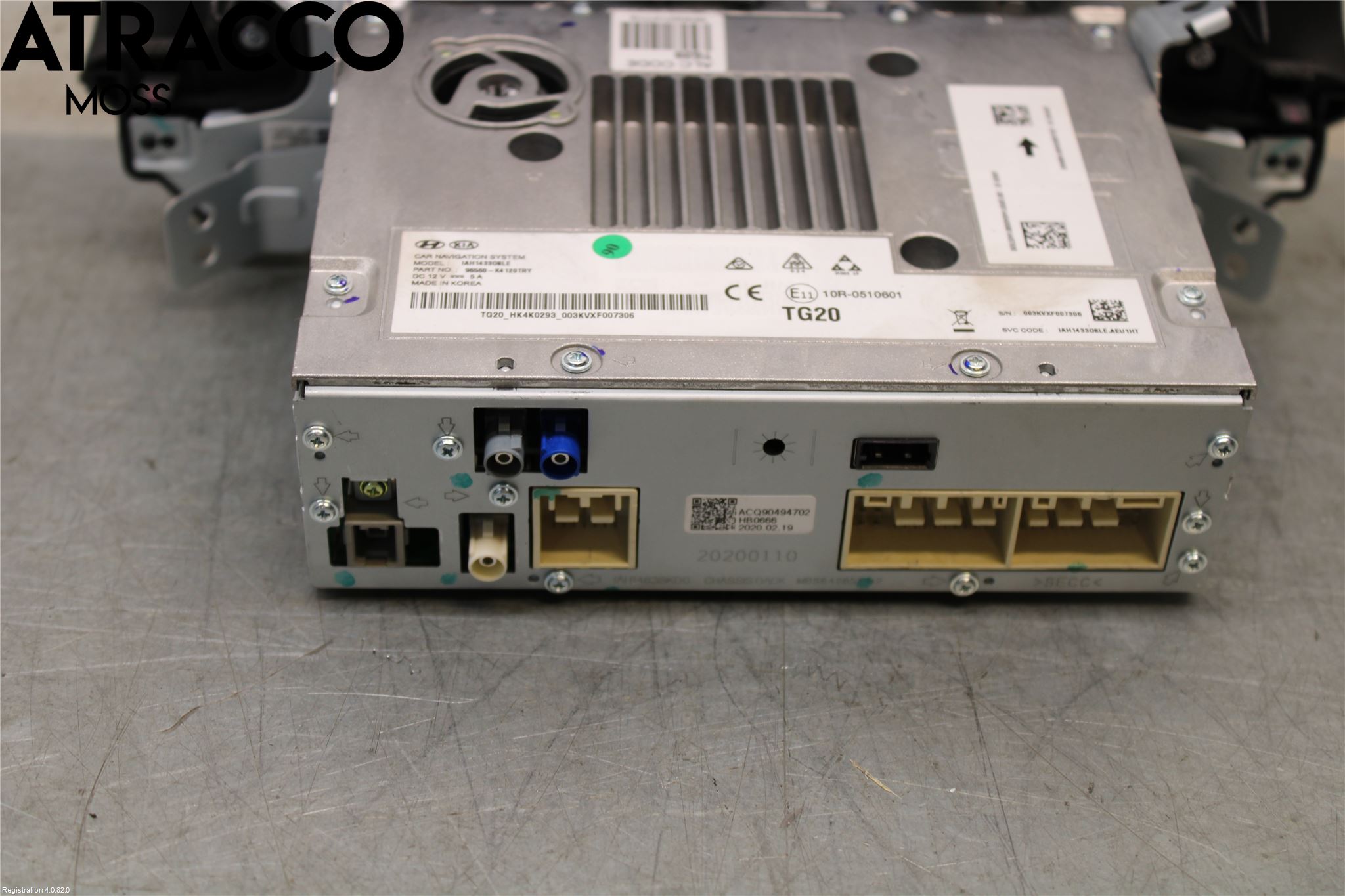 Hyundai KONA/ELECTRIC OS 18-23 Multifunktionsdisplay