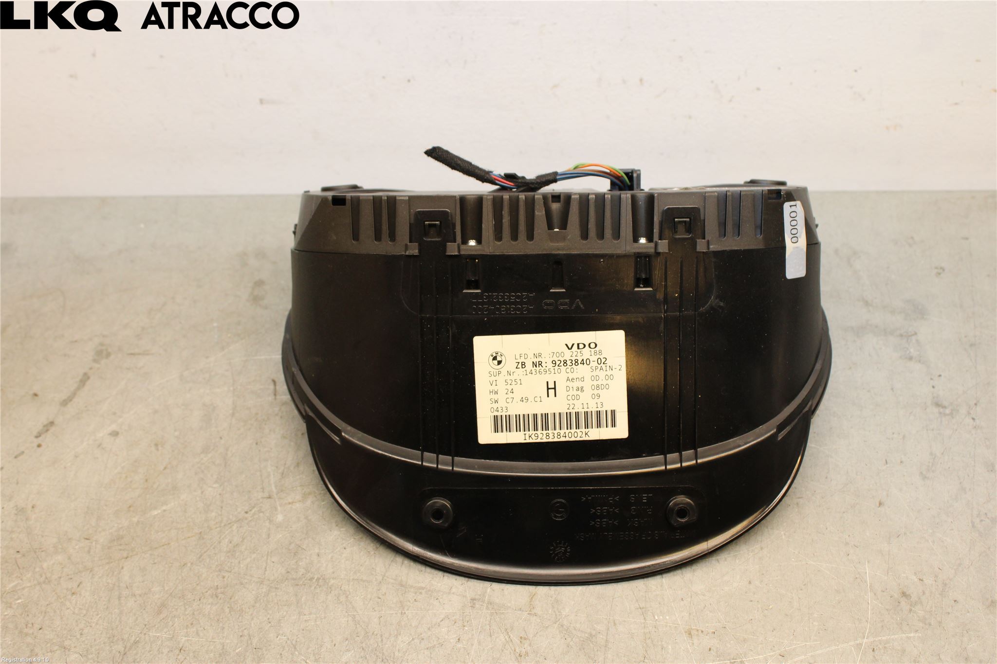 BMW X1 E84 10-15 Instr Speedometer