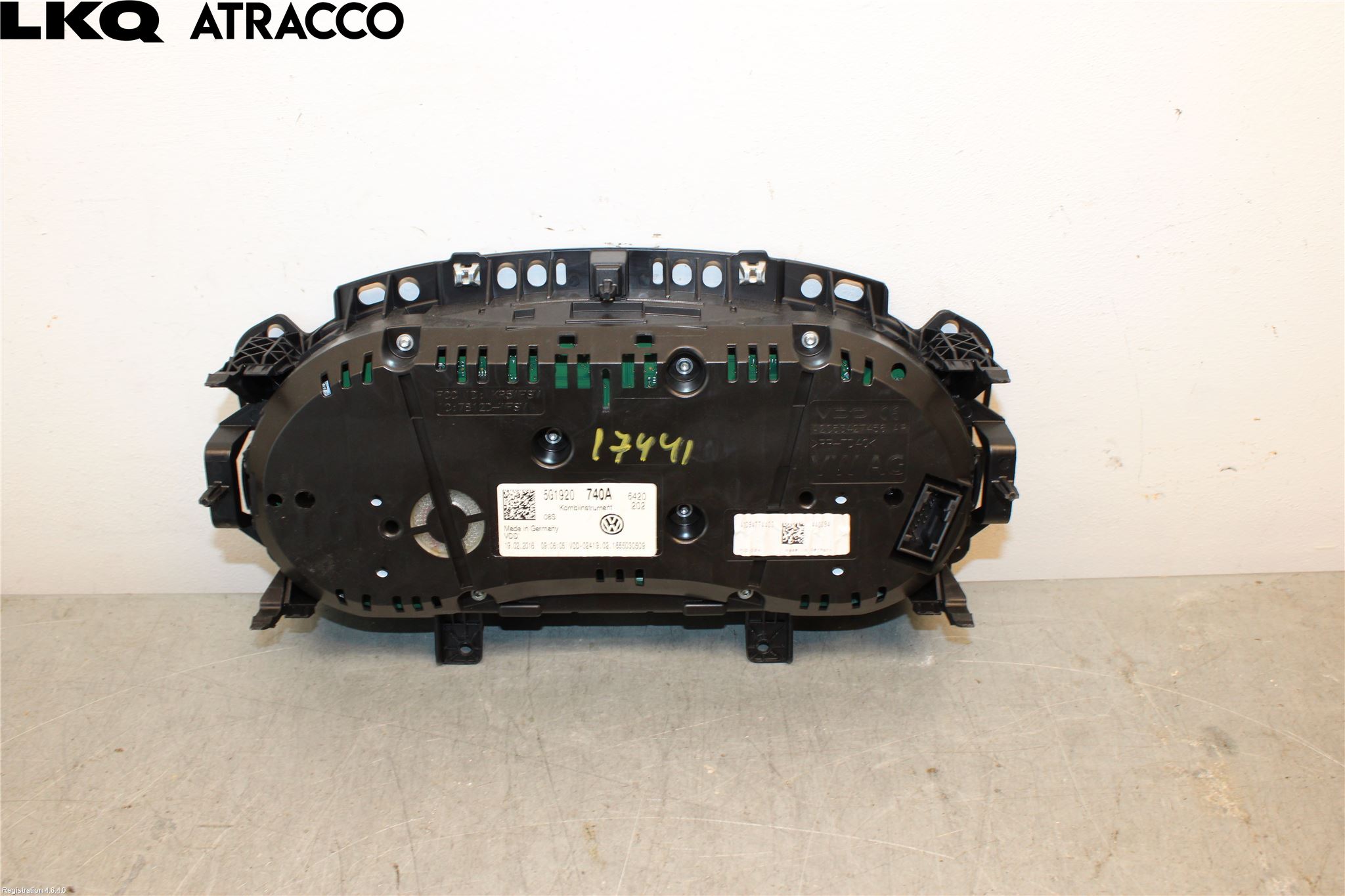 Volkswagen VW GOLF / E-GOLF VII 13-20 Instr Speedometer