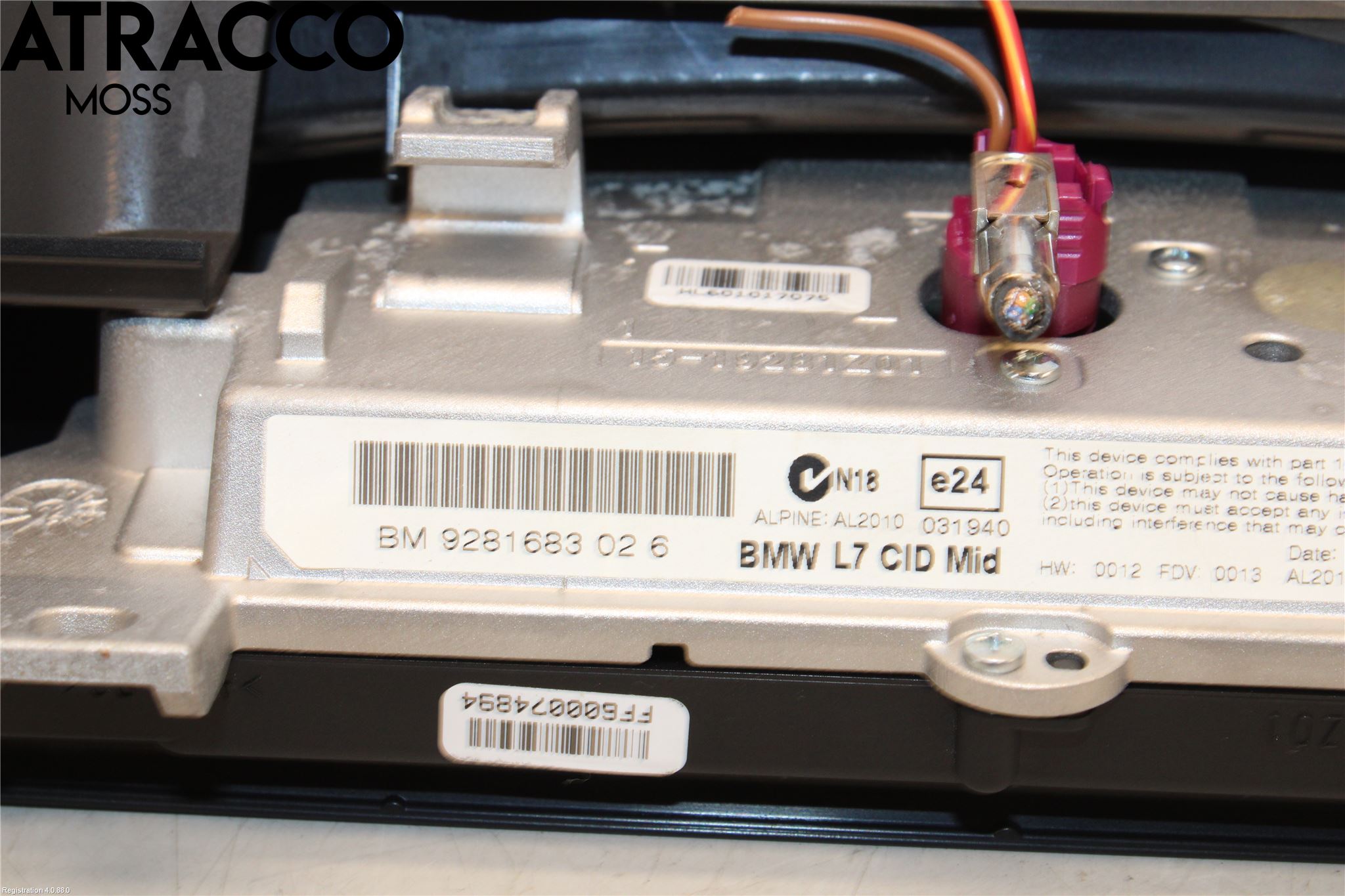 BMW 1 F20/F21 11-19 Multifunktionsdisplay