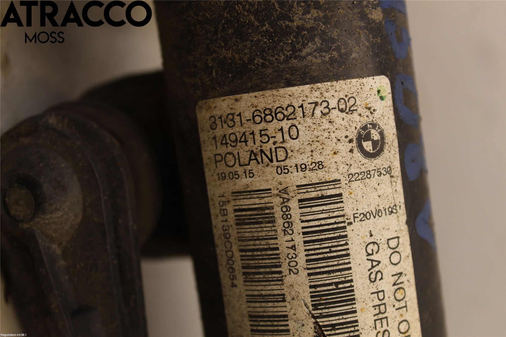 BMW 1 F20/F21 11-19 Fjærbein Foran Venstre