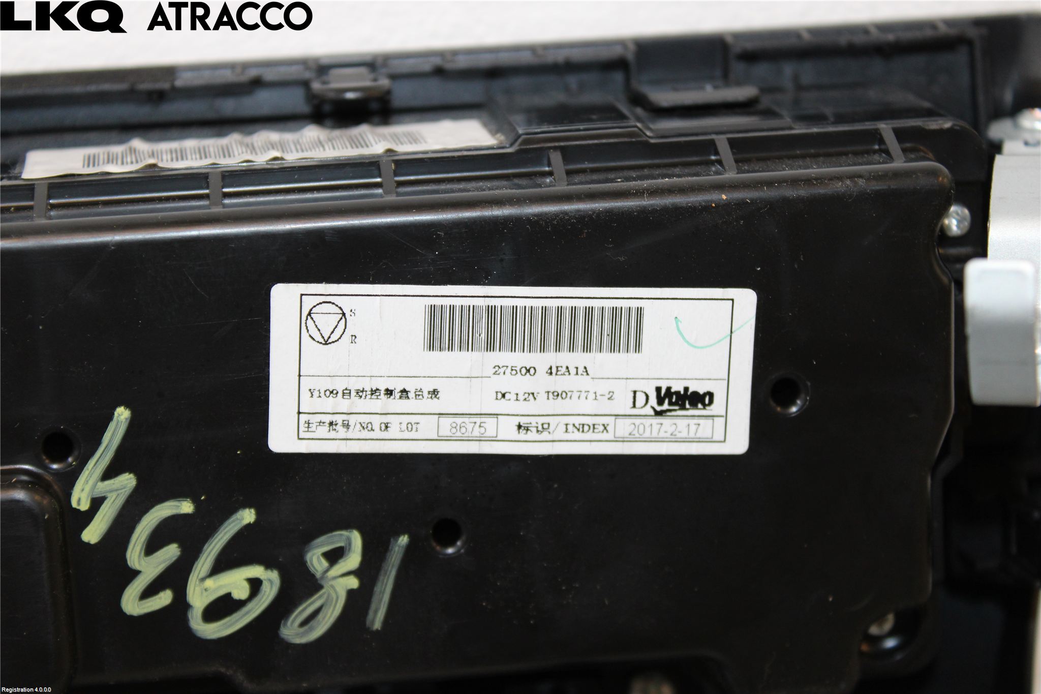 Nissan QASHQAI 14-17 Varme Ac Betjening-Display