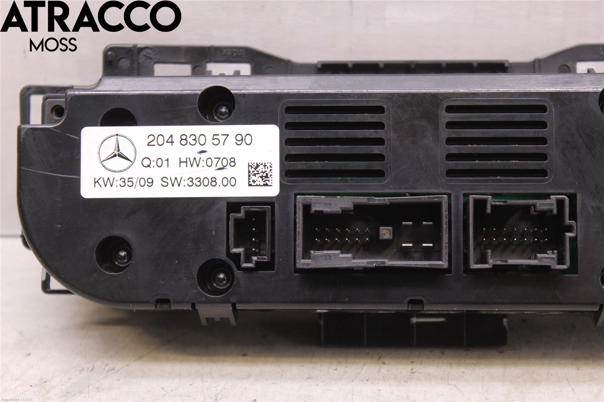 Mercedes-Benz MB C-KLASS (W204) 07-15 Varme Ac Betjening-Display