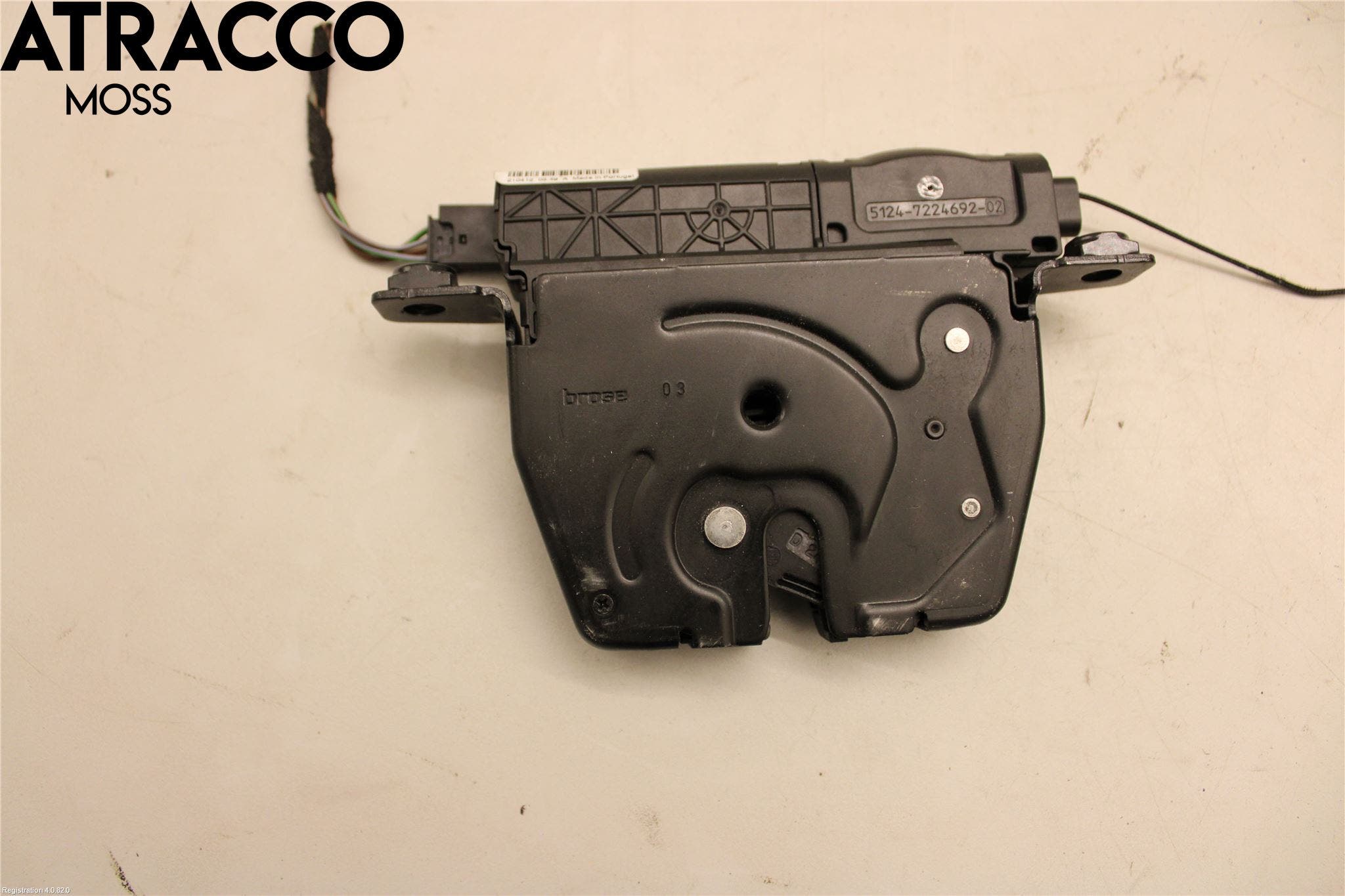 BMW 3 F30/F31/F80 12-19 Bakluke-Lokk Låsekasse