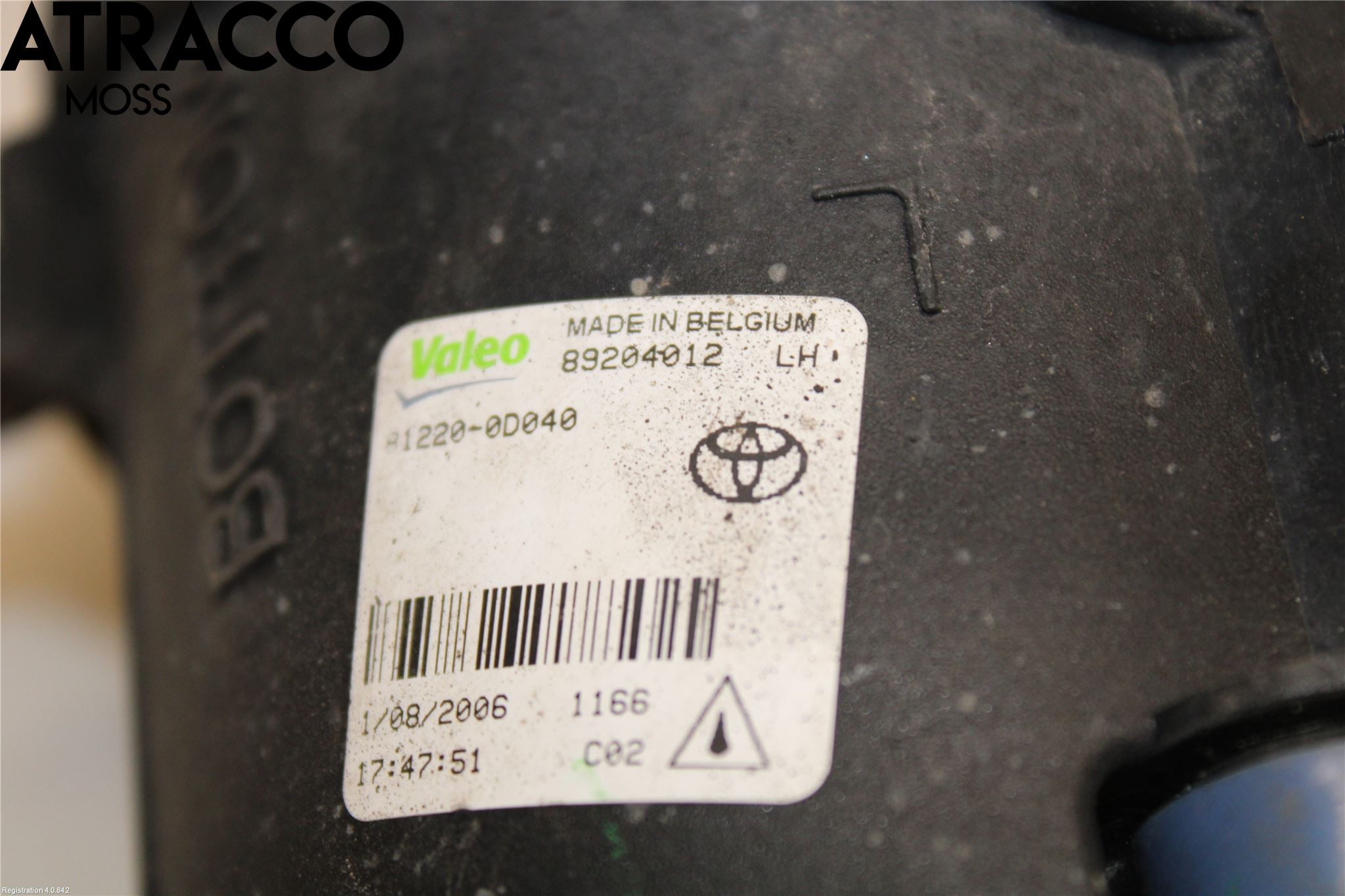 Toyota RAV 4 06-12 Frontlykt-Kurve-Tåkelys