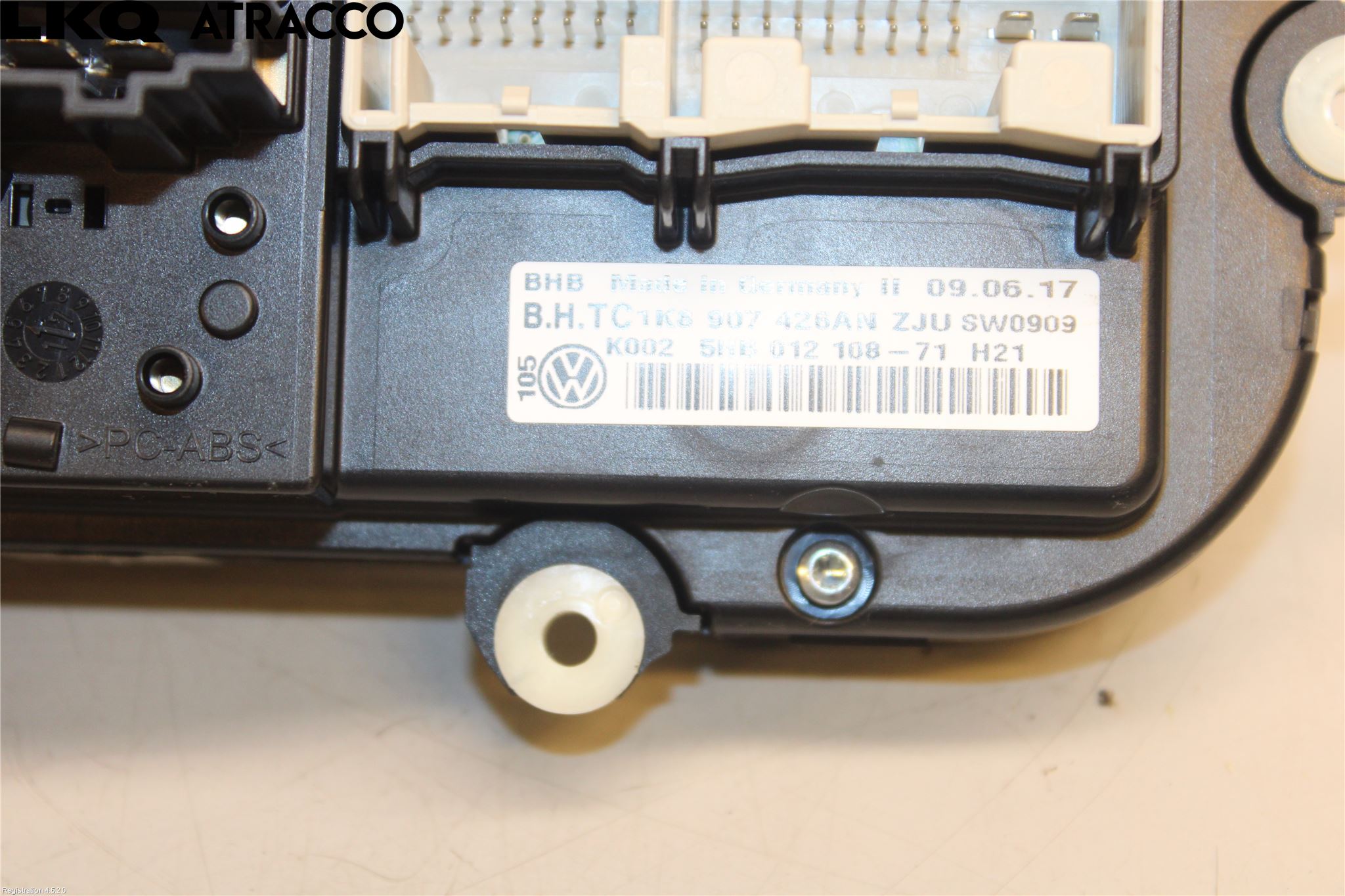 Volkswagen VW CADDY 16-20 Varme Ac Betjening-Display