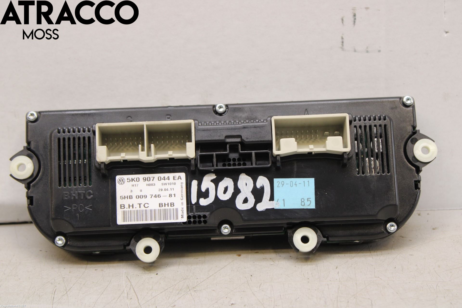 Volkswagen VW GOLF VI 09-13 Varme Ac Betjening-Display